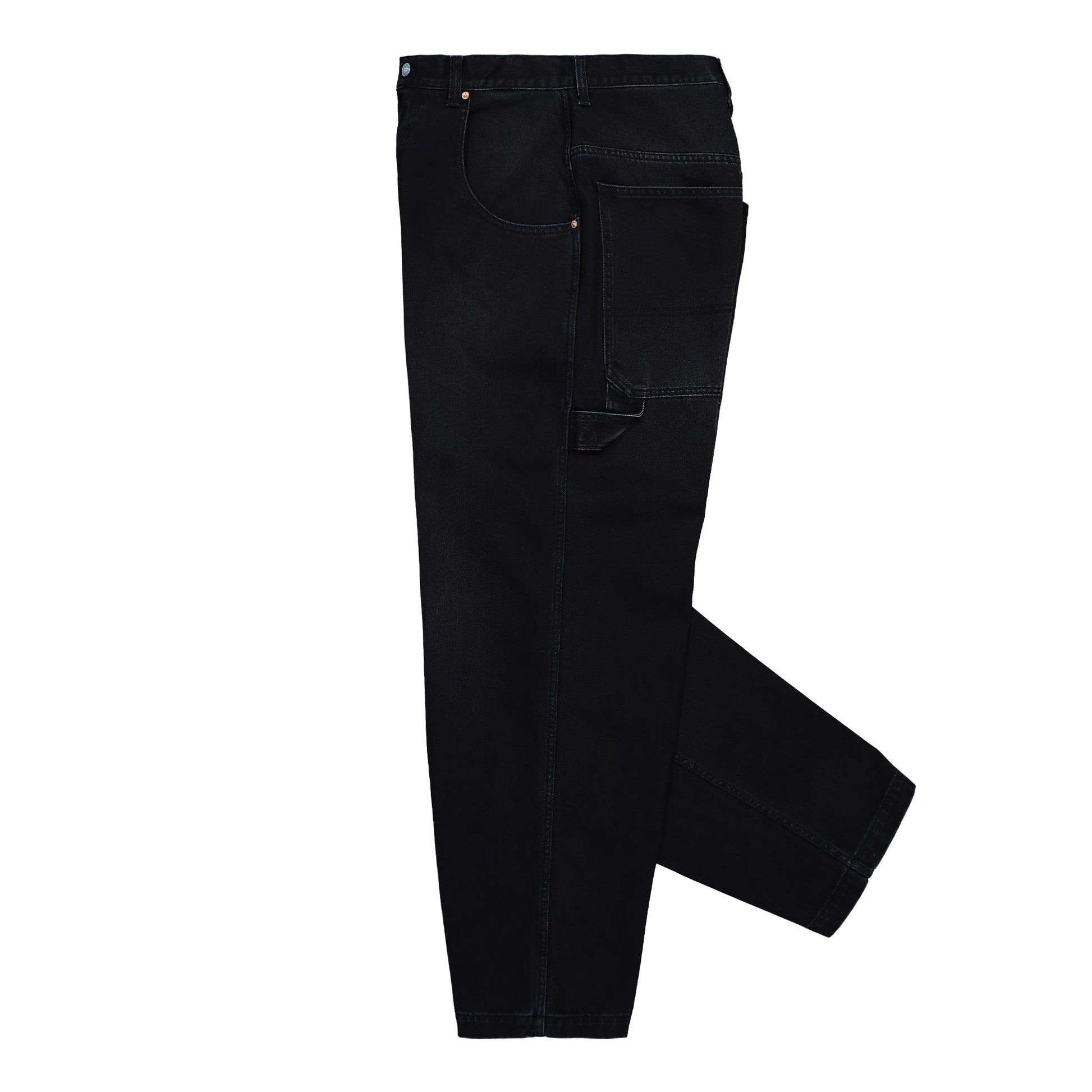 VETEMENTS Hip-Hop Jeans Vintage Black Denim UH76DP250B2 Detail View 3 | GATE