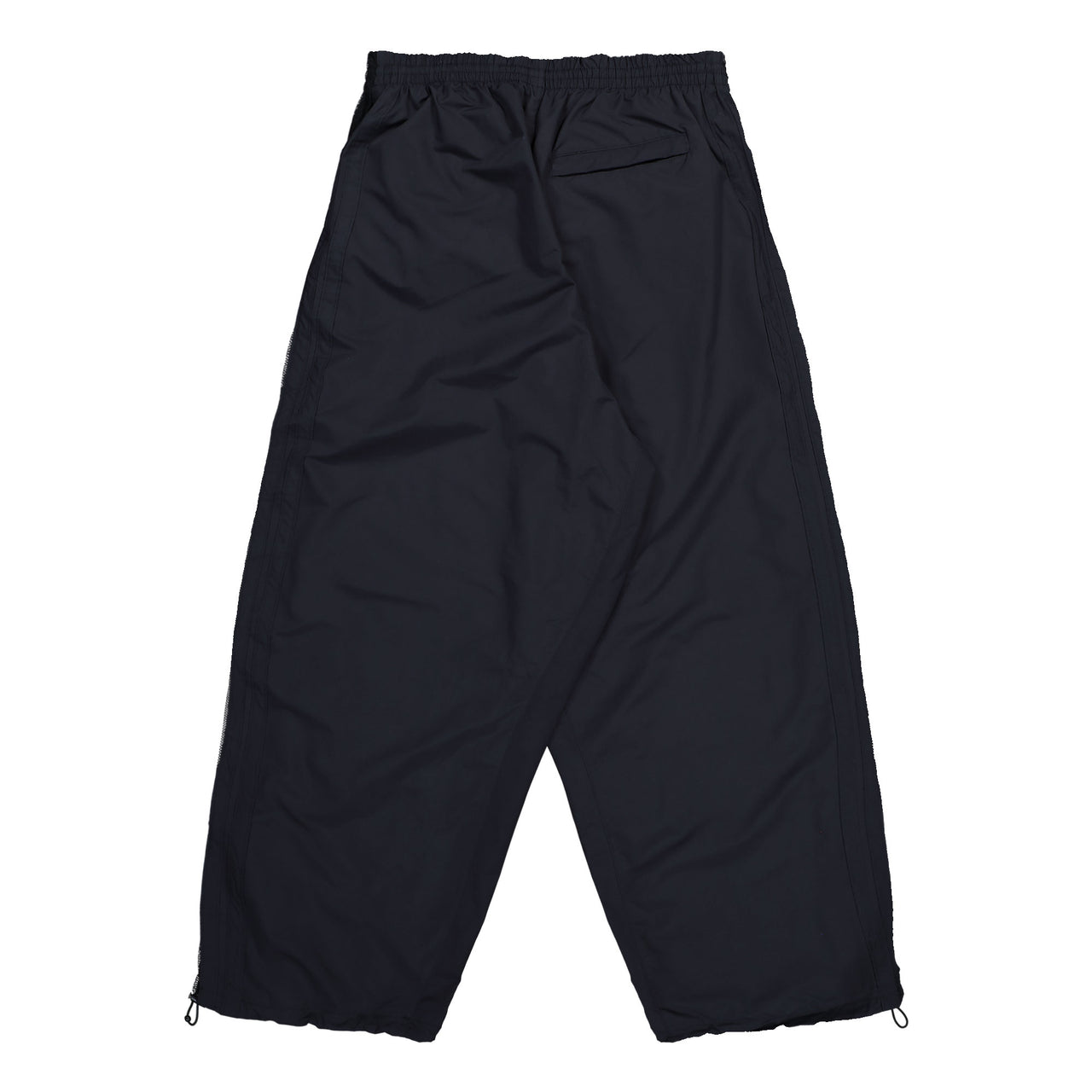 VETEMENTS 50/50 Mesh Pannel Tracksuit Pants Black Sweat & Track Pants UH76GP700B Detail View 1 | GATE