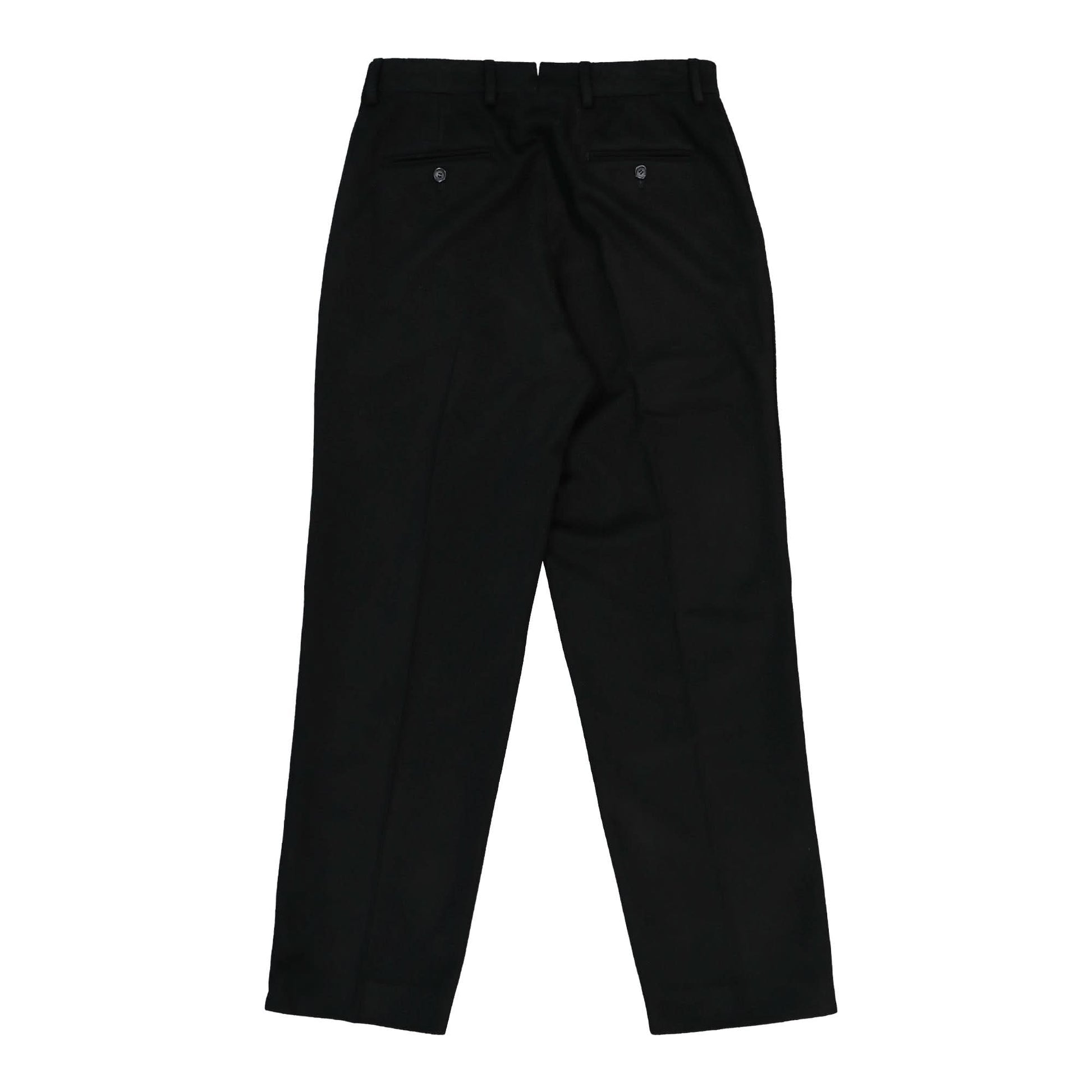 VTMNTS Wool Tailored Pants Black Detail view 2 | Gate