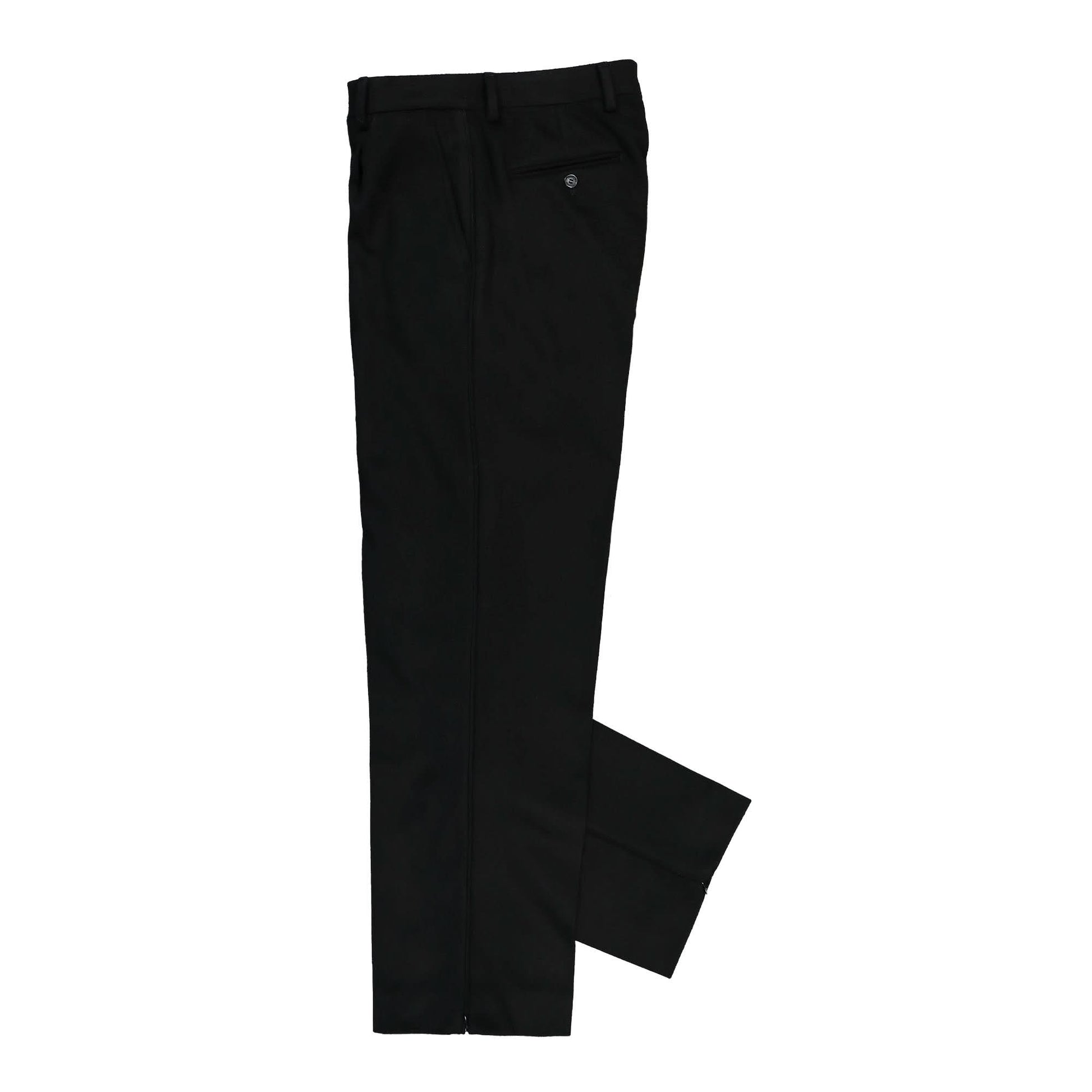 VTMNTS Wool Tailored Pants Black Detail view 3 | Gate