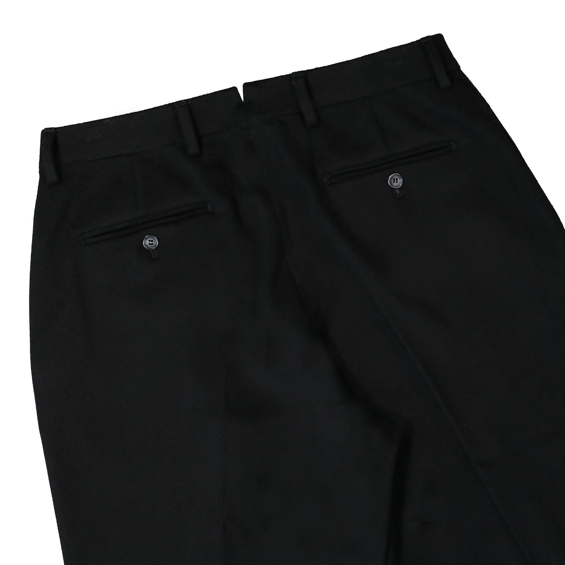VTMNTS Wool Tailored Pants Black Detail view 5 | Gate