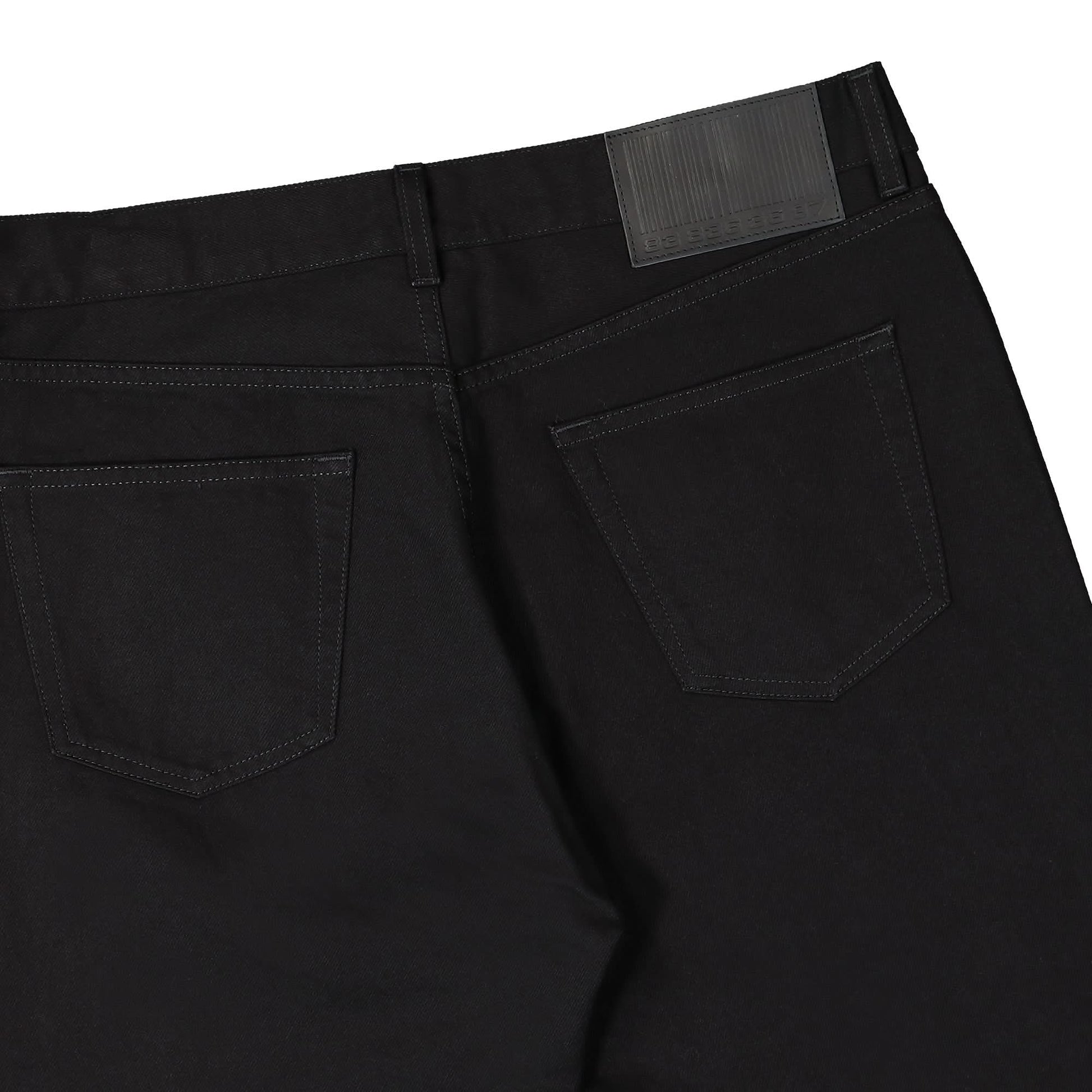 VTMNTS Denim Pants Black Detail view 5 | Gate