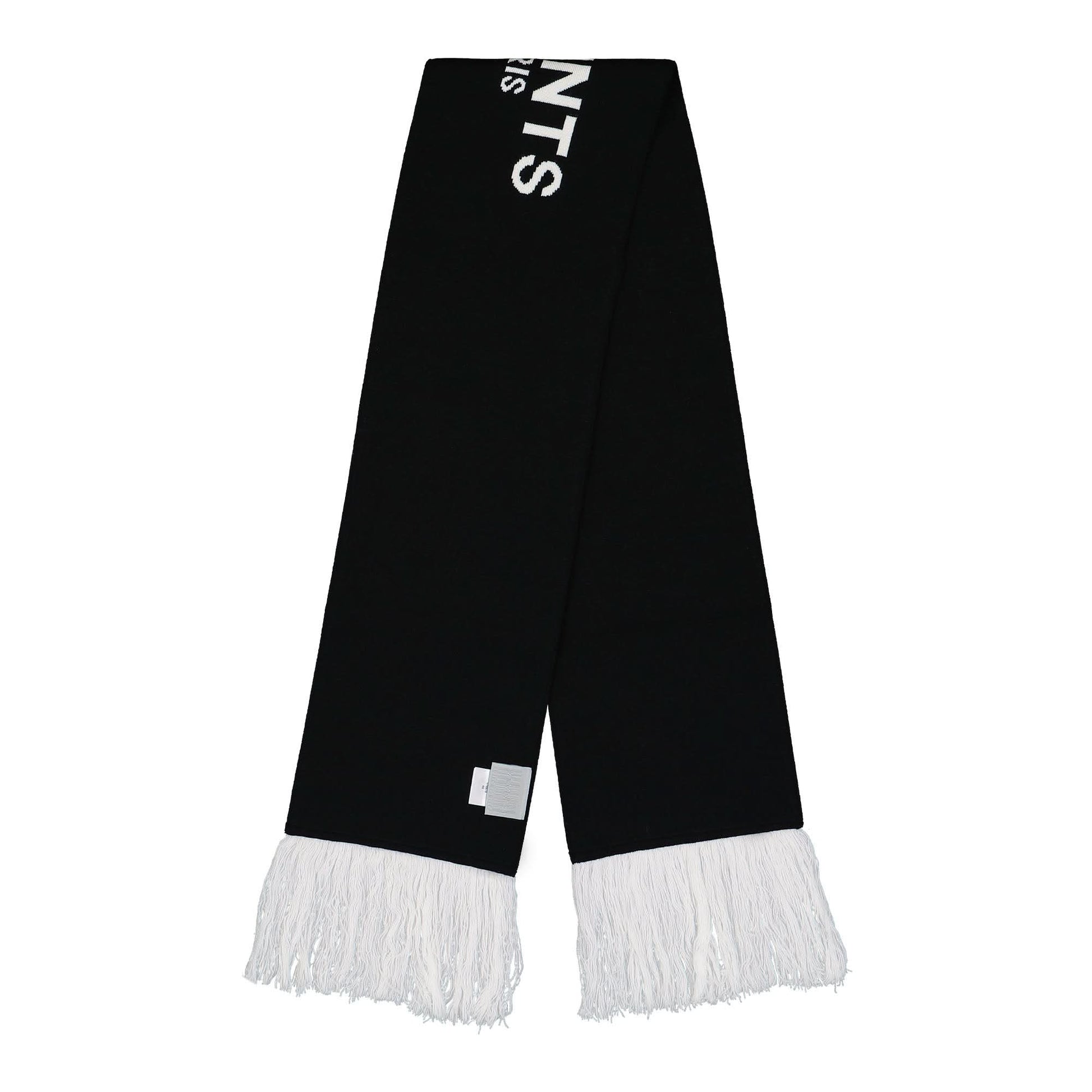 VTMNTS VTMNTS Paris Logo Scarf Black Detail view 2 | Gate