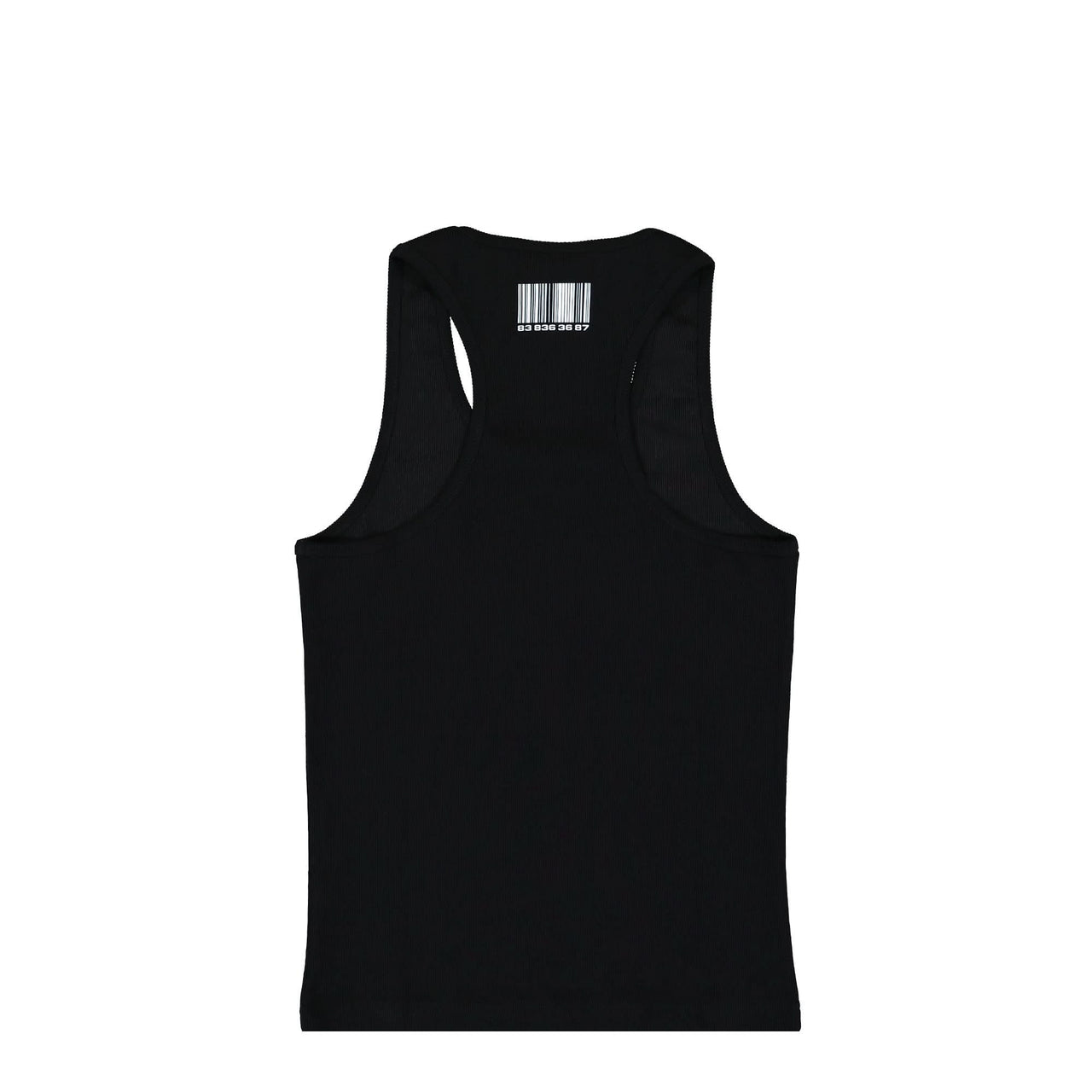 VTMNTS Barcode Tanktop Black Detail view 1 | Gate