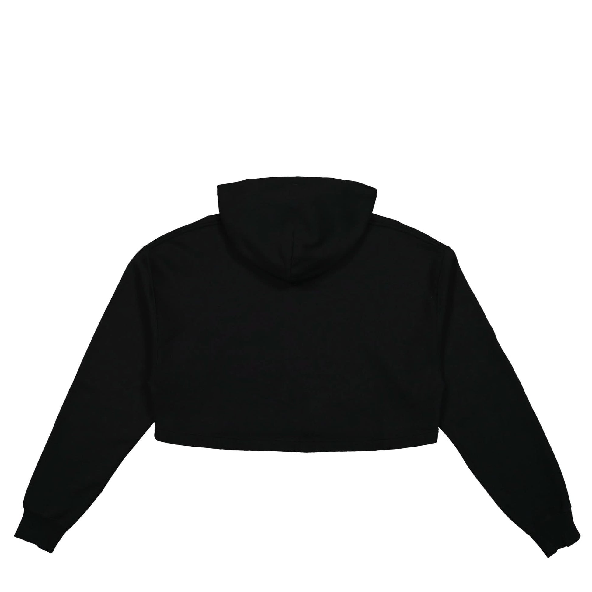 VTMNTS VTMNTS Paris Embroidered Cropped Hoodie Black Detail view 2 | Gate