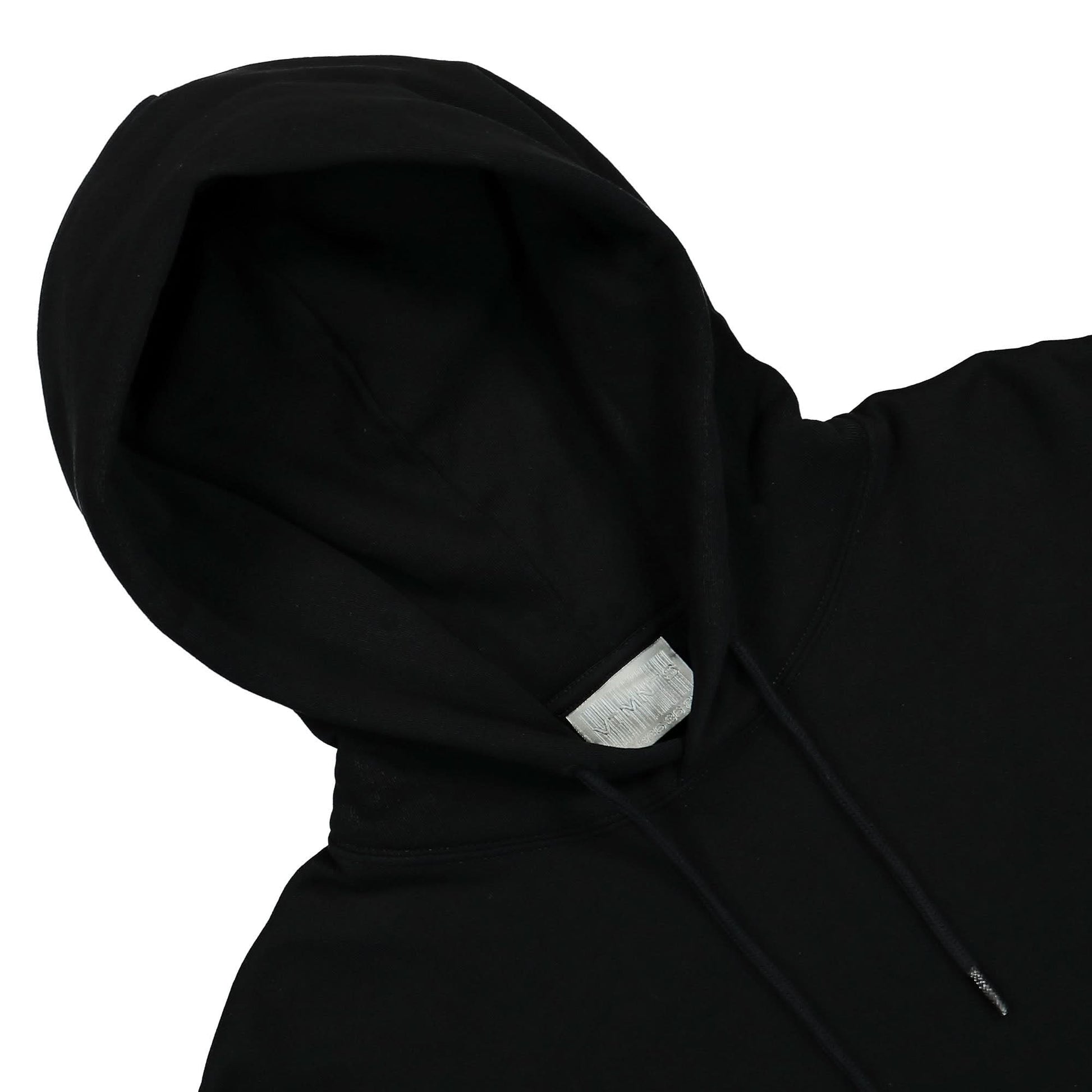 VTMNTS VTMNTS Paris Embroidered Cropped Hoodie Black Detail view 3 | Gate
