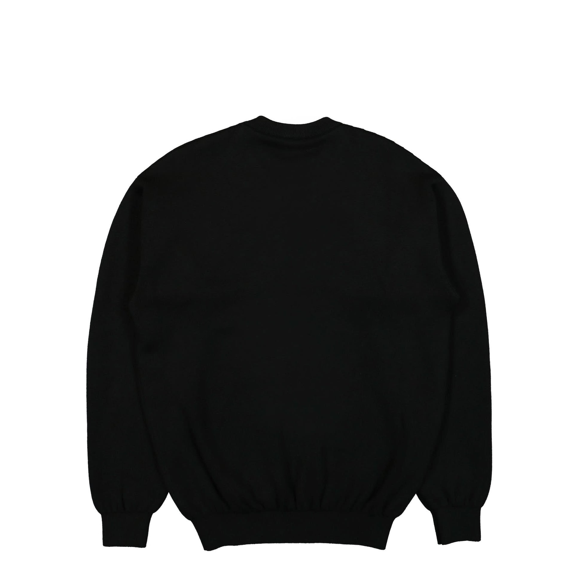 VTMNTS VTMNTS Paris Logo Knitted Sweater Black Detail view 1 | Gate