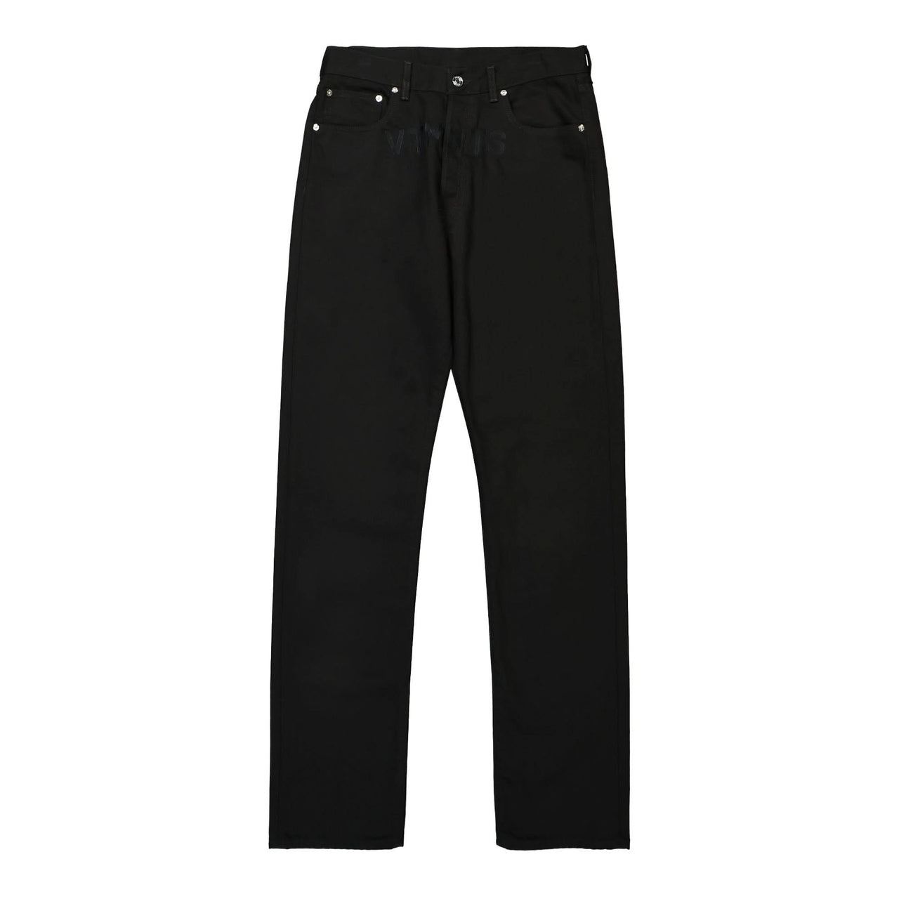 VTMNTS Embroidered VTMNTS Denim Jeans Black Detail view 1 | Gate