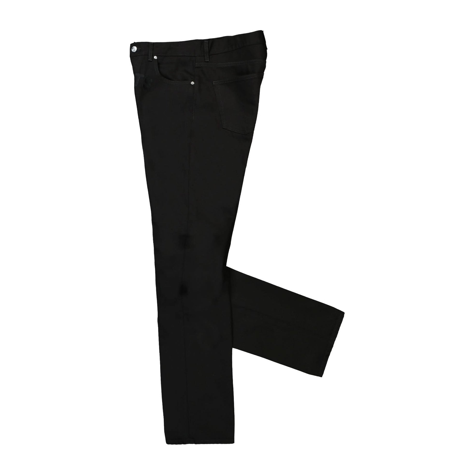 VTMNTS Embroidered VTMNTS Denim Jeans Black Detail view 3 | Gate
