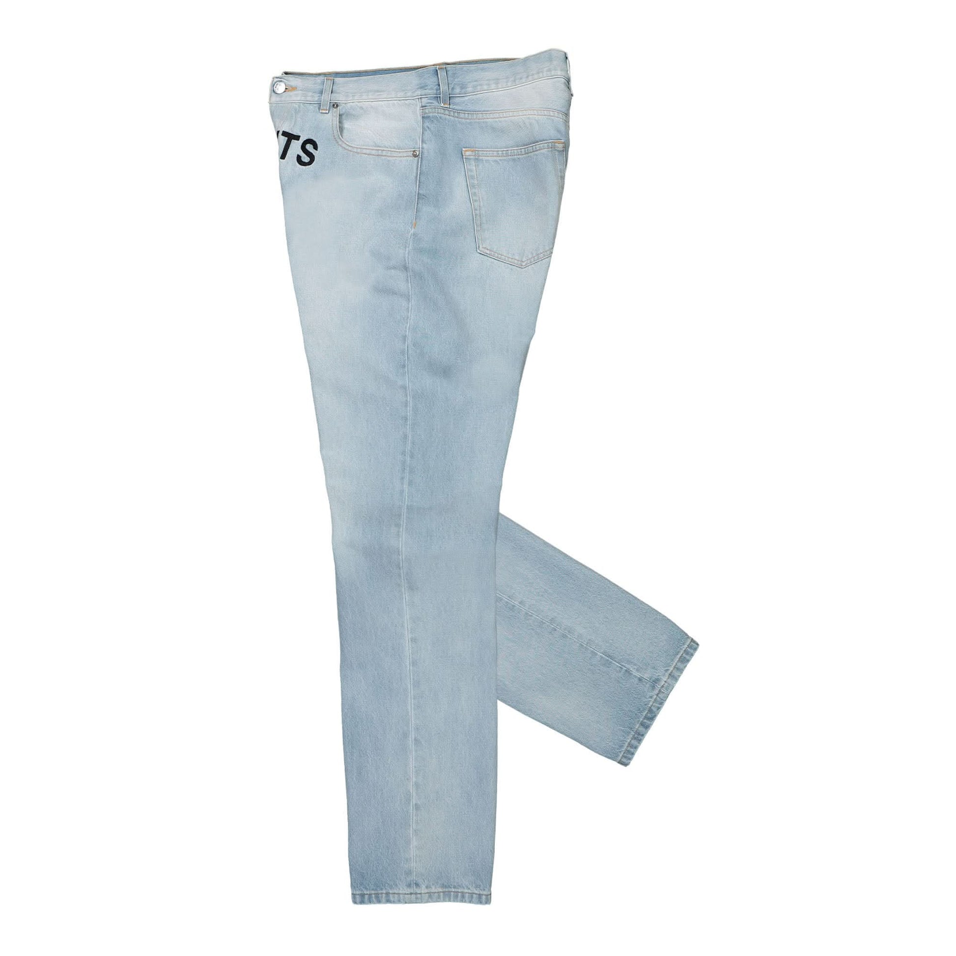 VTMNTS Embroidered VTMNTS Denim Jeans Blue Detail view 3 | Gate