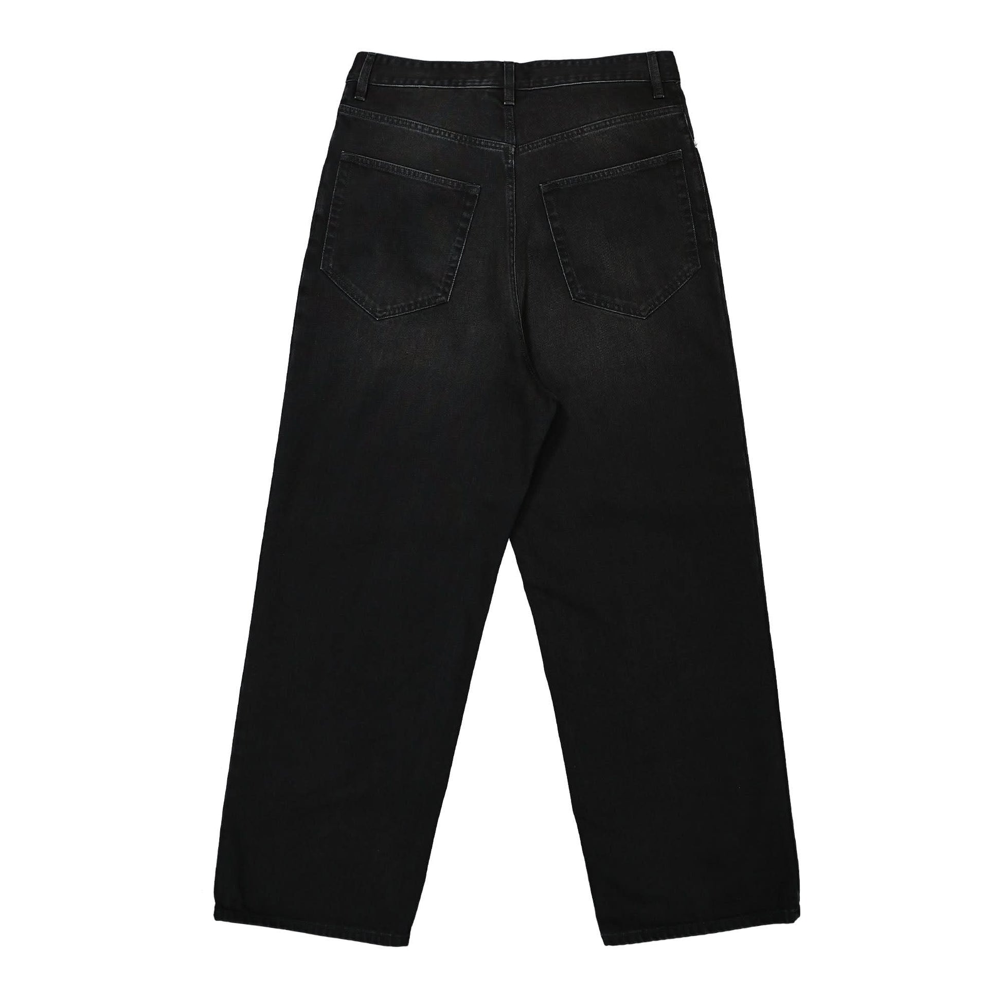 VTMNTS Denim Baggy Jeans Black Detail view 2 | Gate
