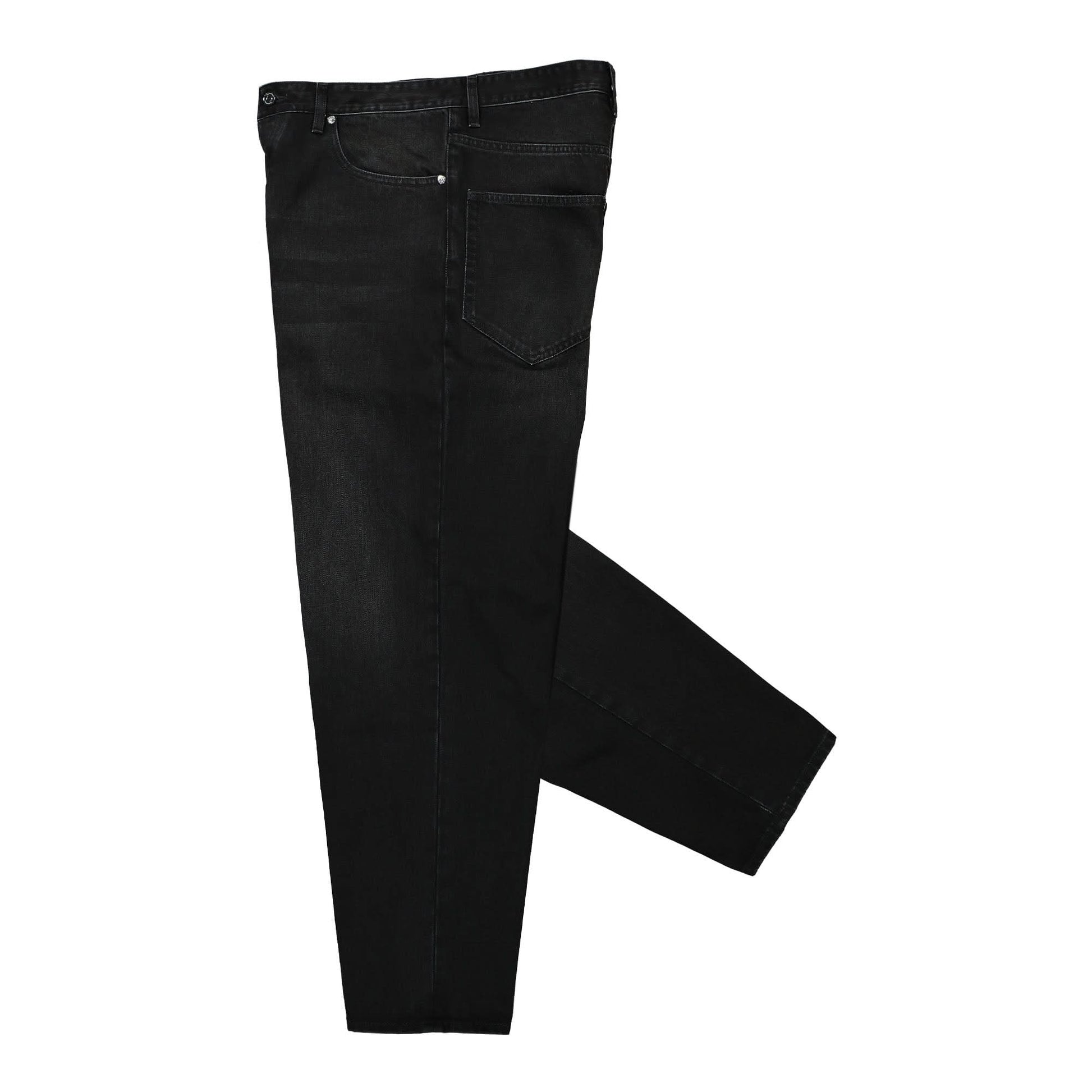 VTMNTS Denim Baggy Jeans Black Detail view 3 | Gate