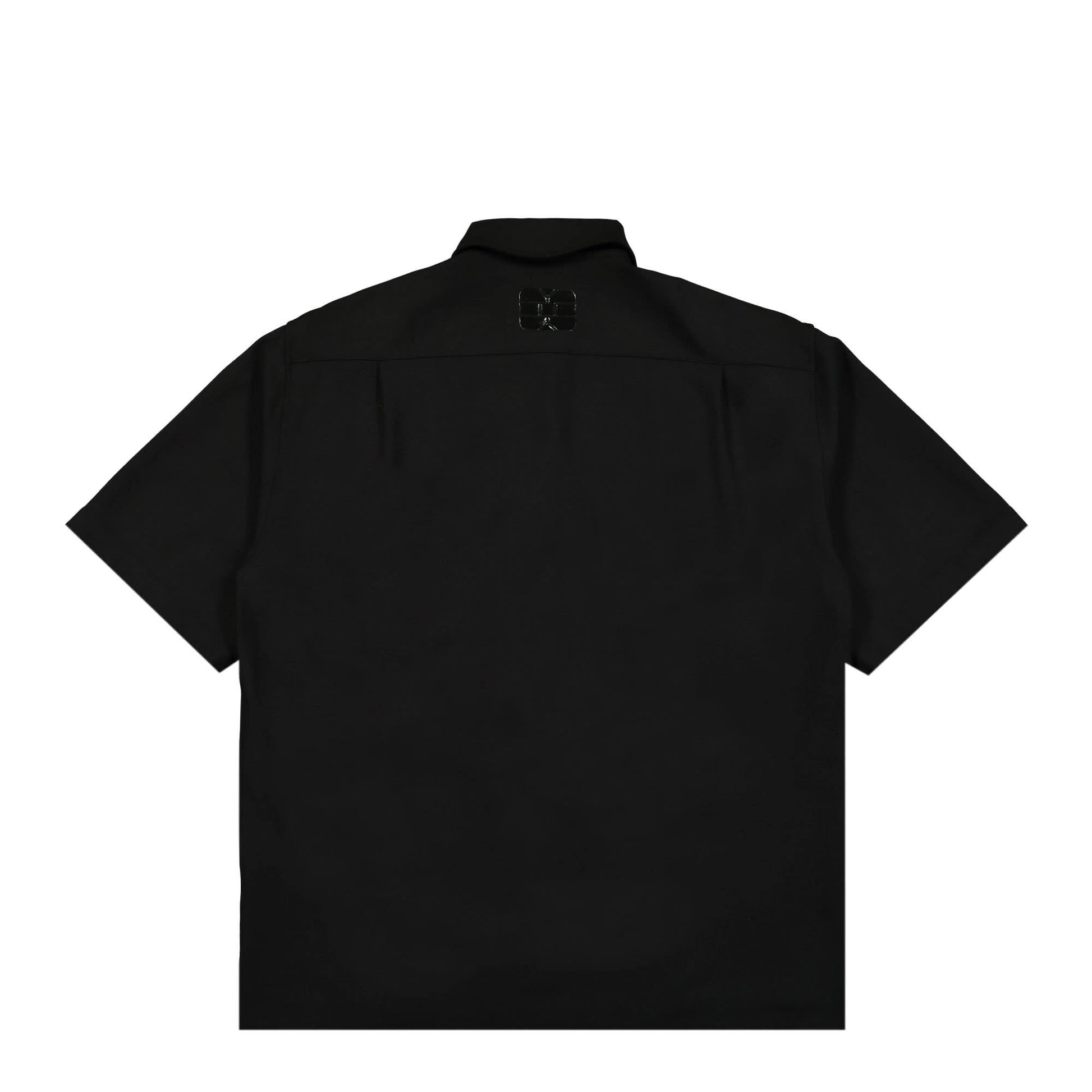 VTMNTS Zip-Up Shirt Black Detail view 2 | Gate
