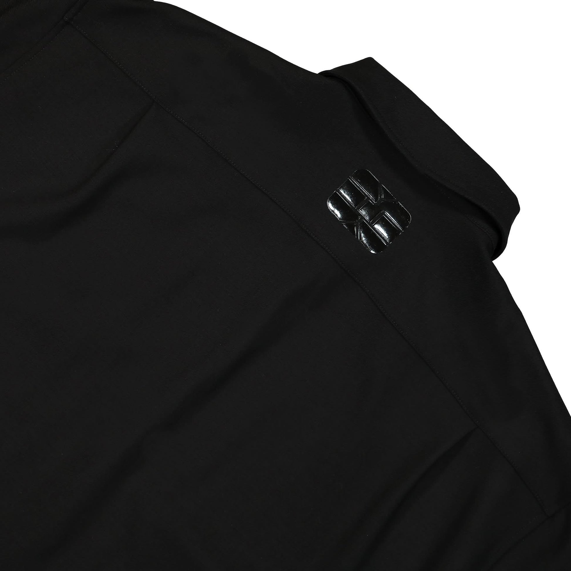 VTMNTS Zip-Up Shirt Black Detail view 5 | Gate