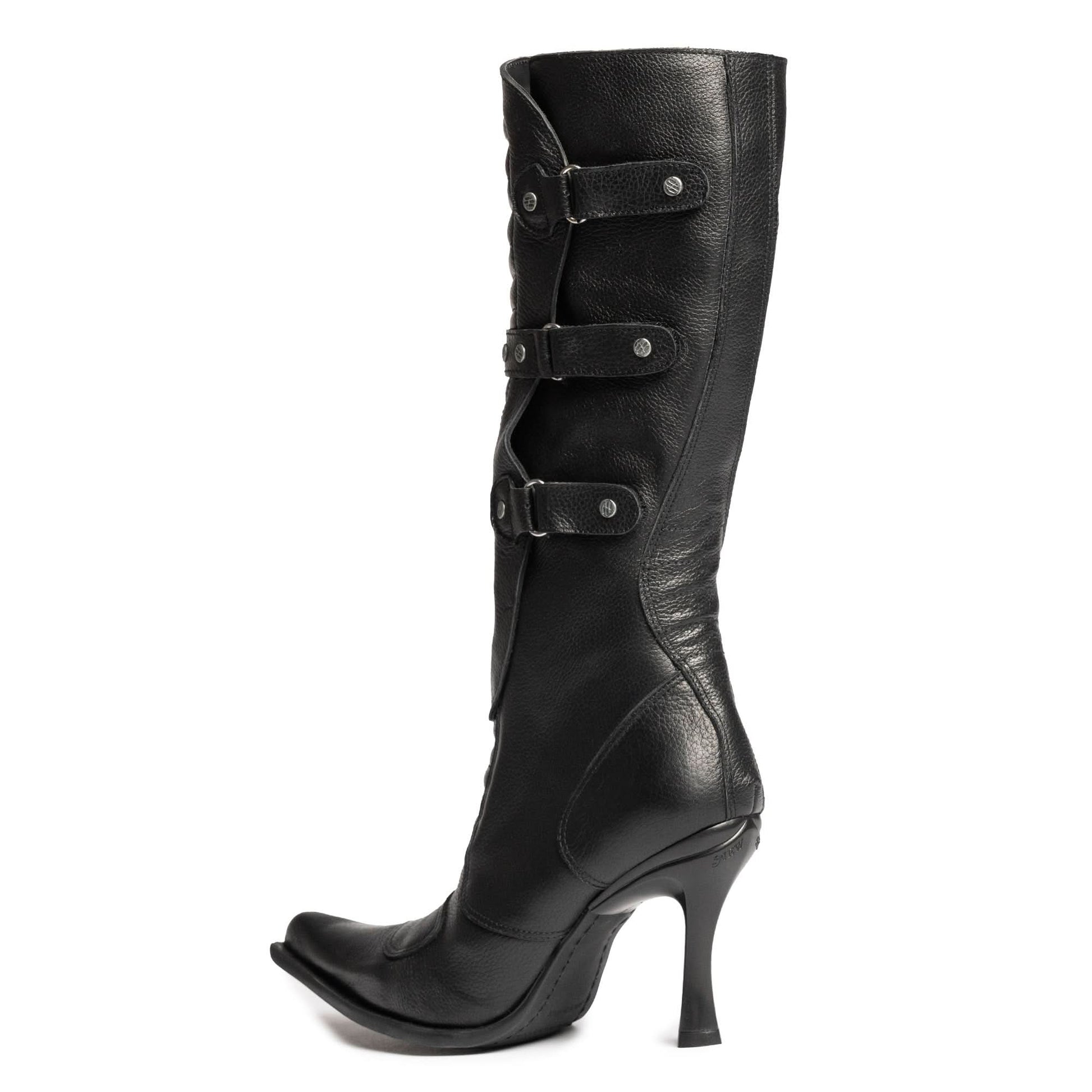 VETEMENTS Biker Boots Black Boots Detail view 4 | Gate