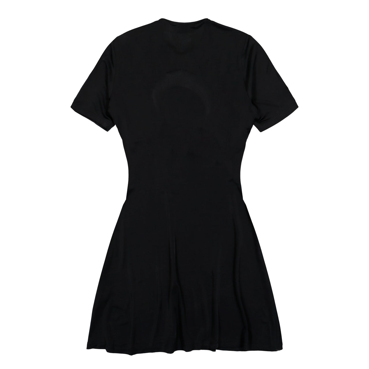 Marine Serre Moon Gathered Mini Dress Black Dresses WDR443ACJER0100-BK99 Detail View 1 | GATE
