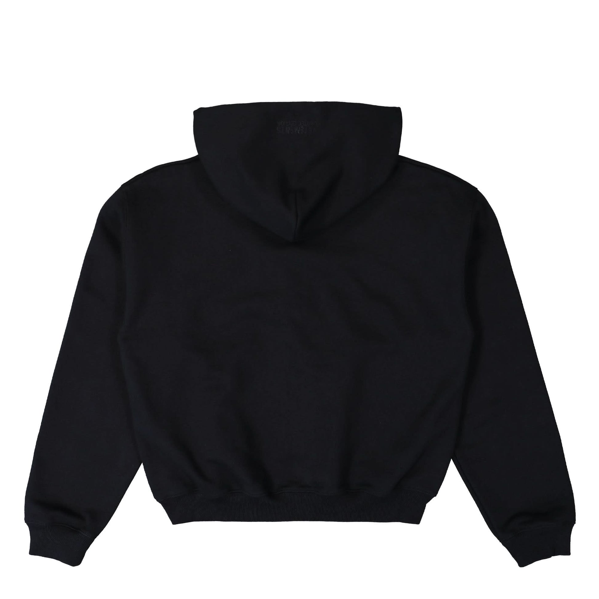 VETEMENTS Fitted Hoodie Black Detail view 2 | Gate