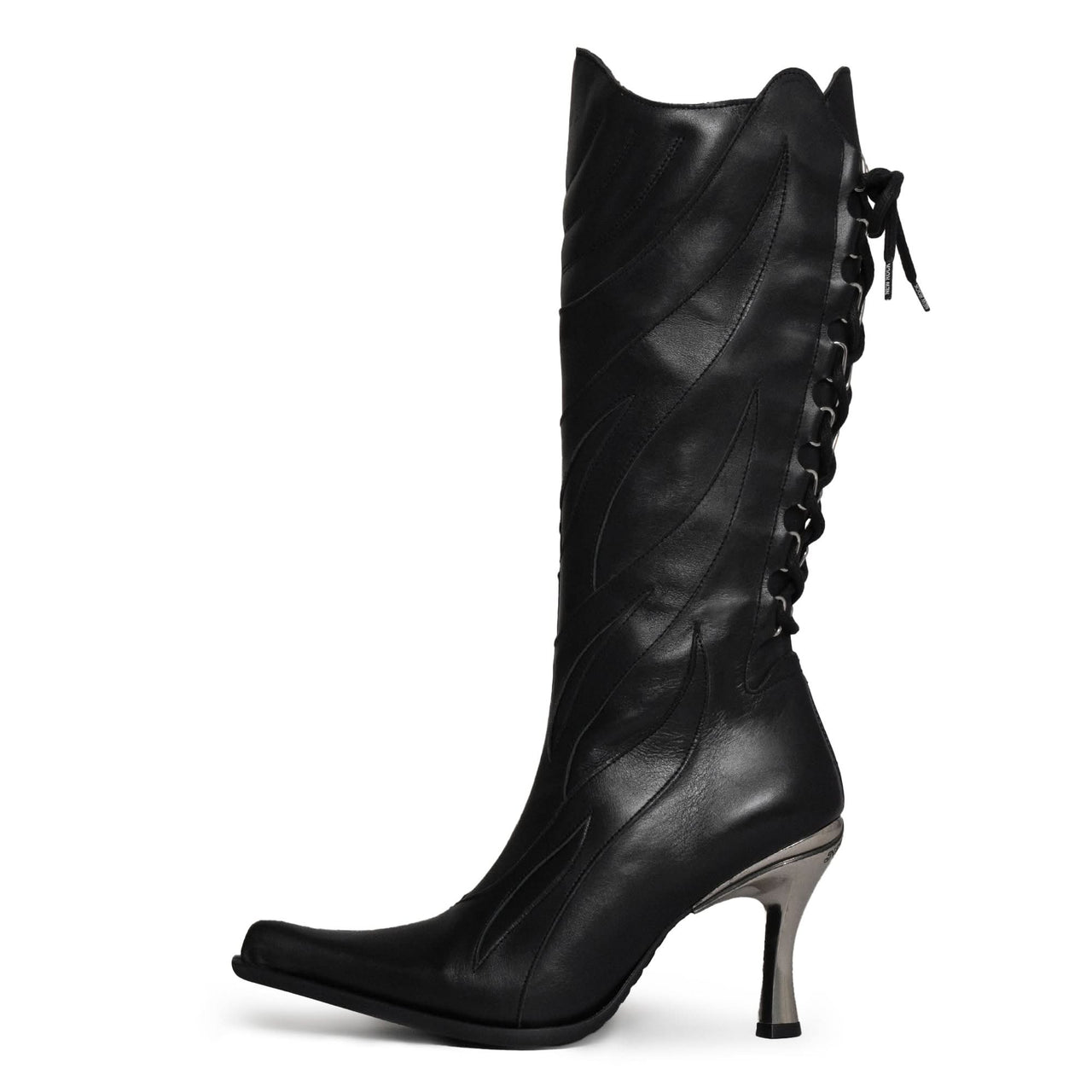 VETEMENTS Firestorm Boots Black Heels Detail view 1 | Gate