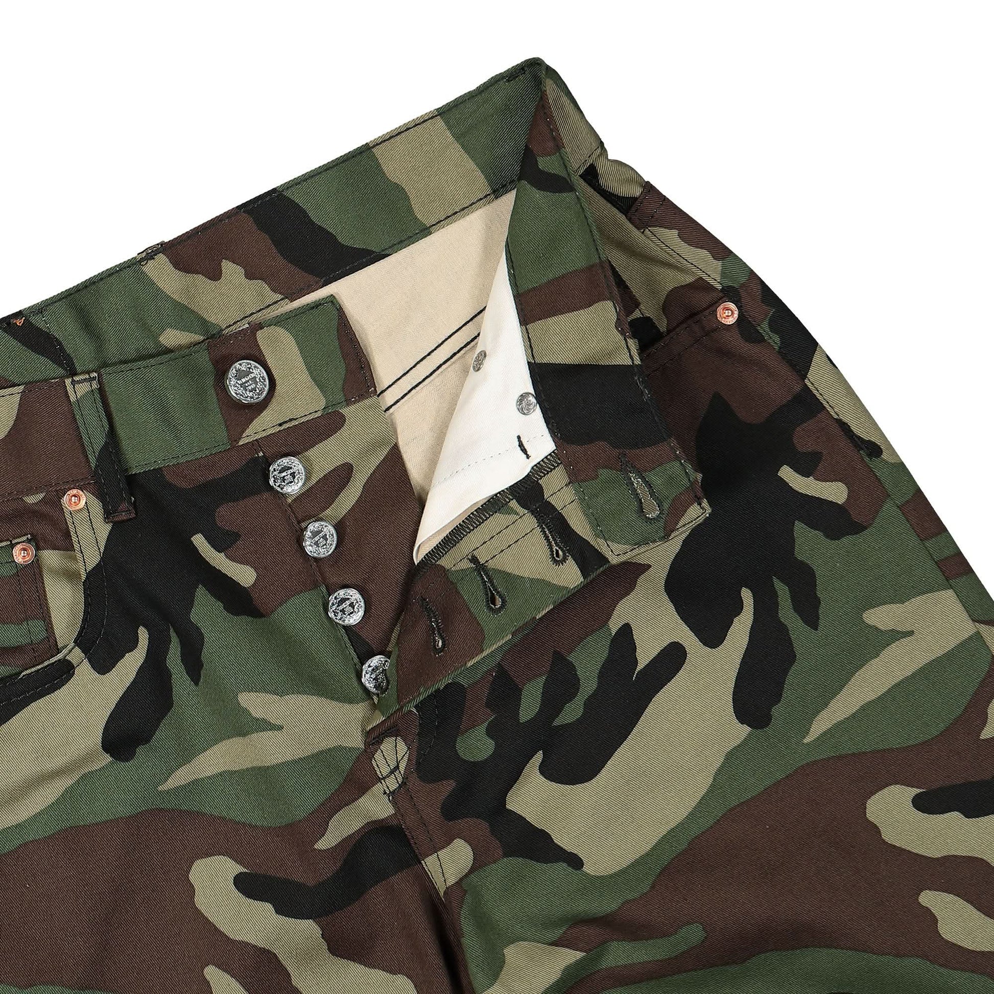 VETEMENTS Camo Extreme Flared Evoke Evct 1493 Pants Camouflage Detail view 4 | Gate