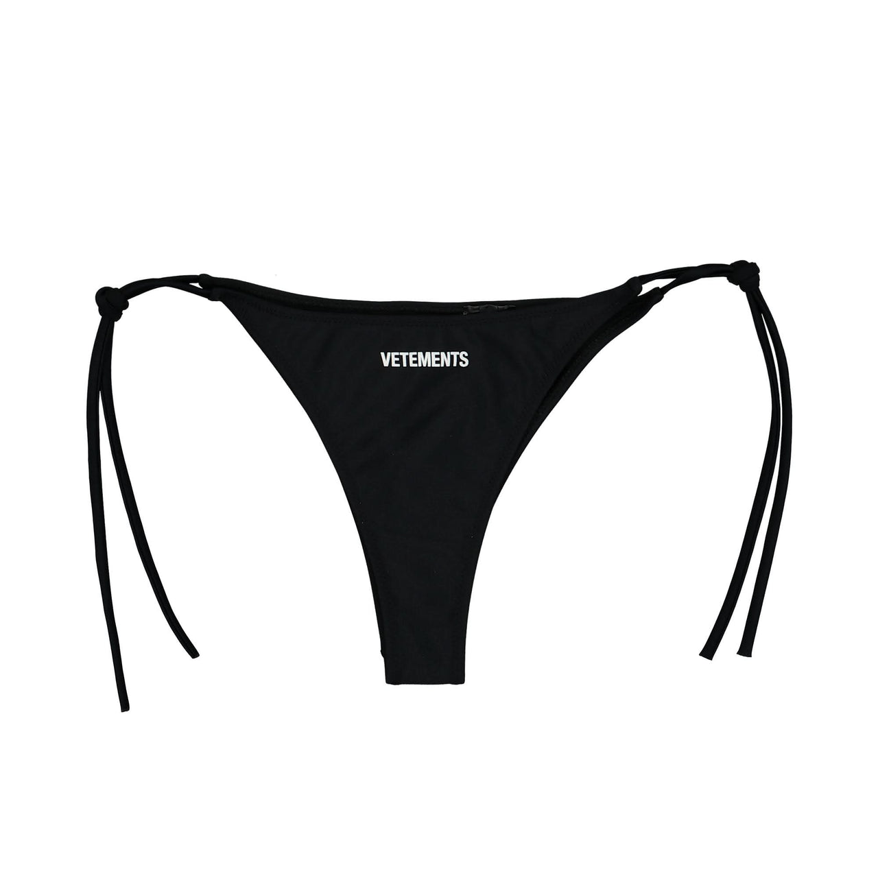 VETEMENTS Logo Bikini Bottom 3251 Emil Jersey Black Detail view 1 | Gate