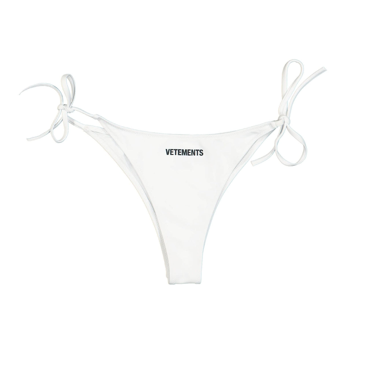 VETEMENTS Logo Bikini Bottom 3251 Emil Jersey White Detail view 1 | Gate