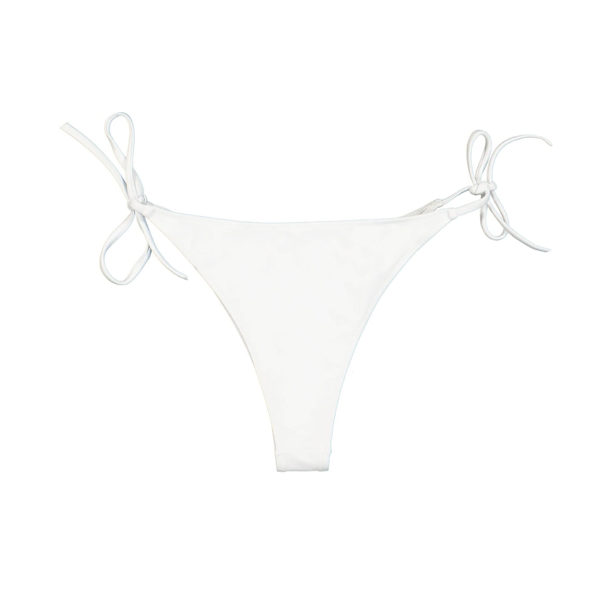 VETEMENTS Logo Bikini Bottom 3251 Emil Jersey White Detail view 2 | Gate