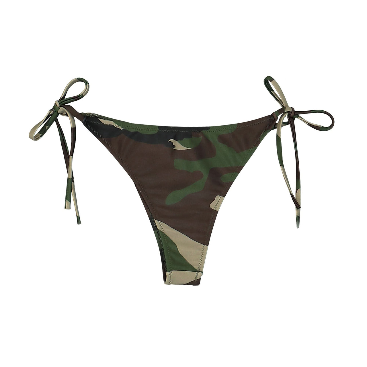 VETEMENTS Logo Bikini Bottom Lycra 53986 Camouflage Detail view 1 | Gate