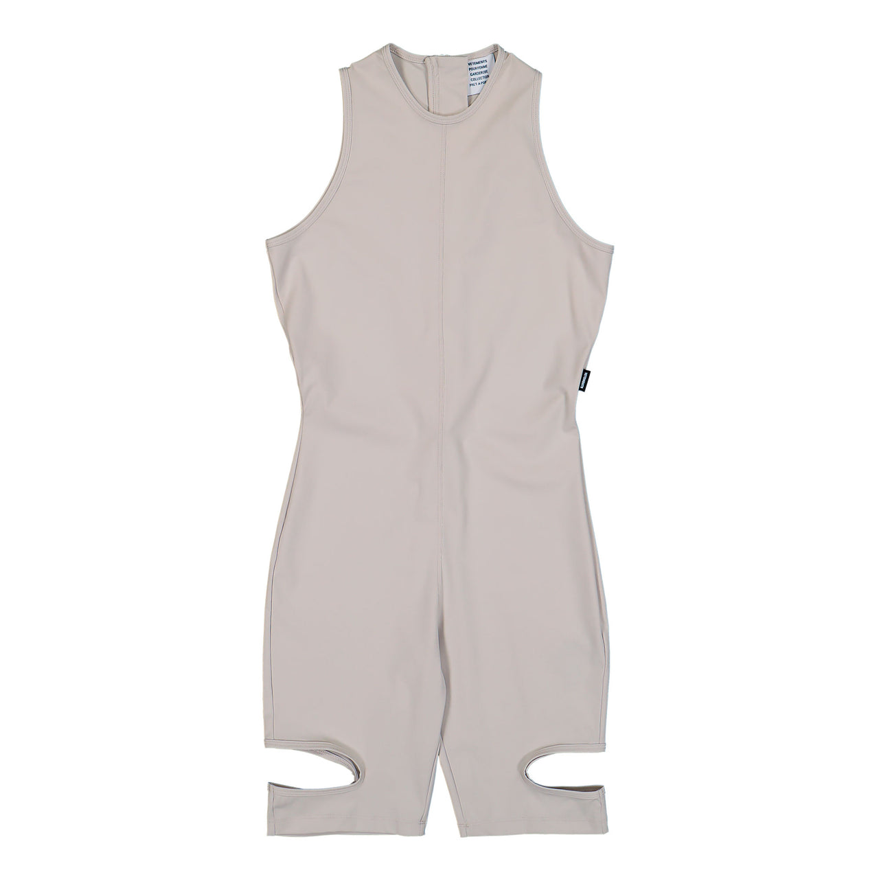VETEMENTS Tease Romper Ivory Jumpsuits WE76BD465I Detail View 1 | GATE
