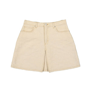 Casablanca Monogram Jacquard Denim Skirt Beige Detail view 1 | Gate