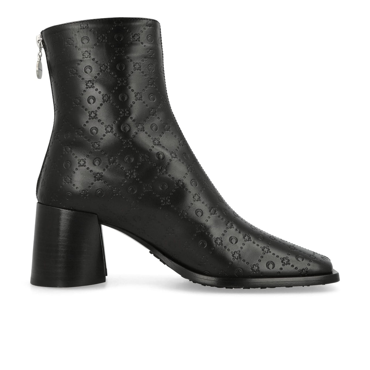 Marine Serre Embossed Leather MS Boots Black Boots Detail view 1 | Gate