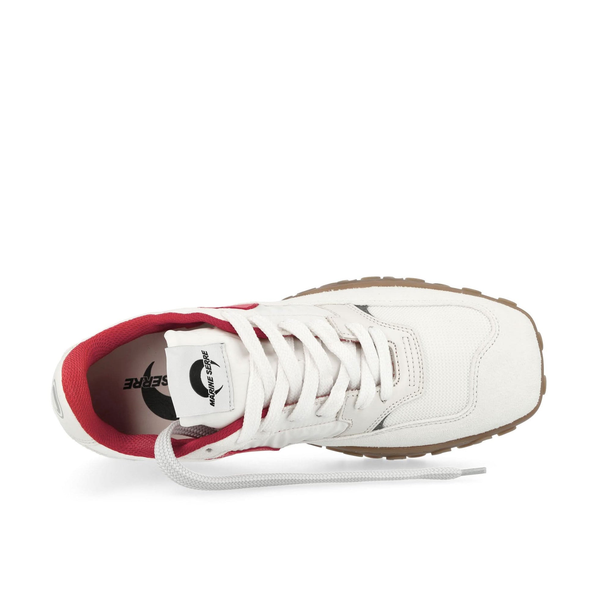Marine Serre MS Rise 22 White Sneaker Detail view 5 | Gate