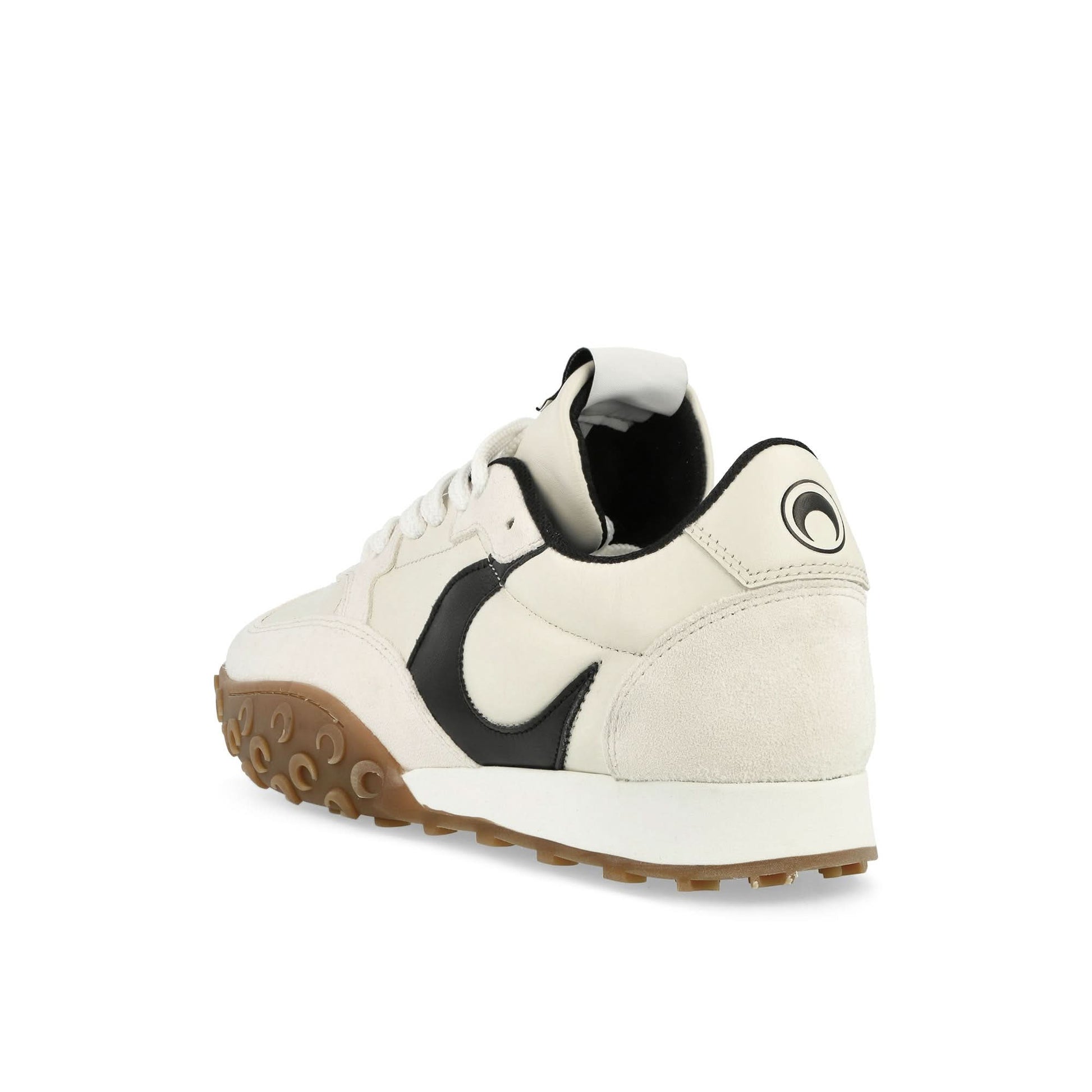 Marine Serre Metal Free Leather MS Rise Beige Sneaker Detail view 3 | Gate