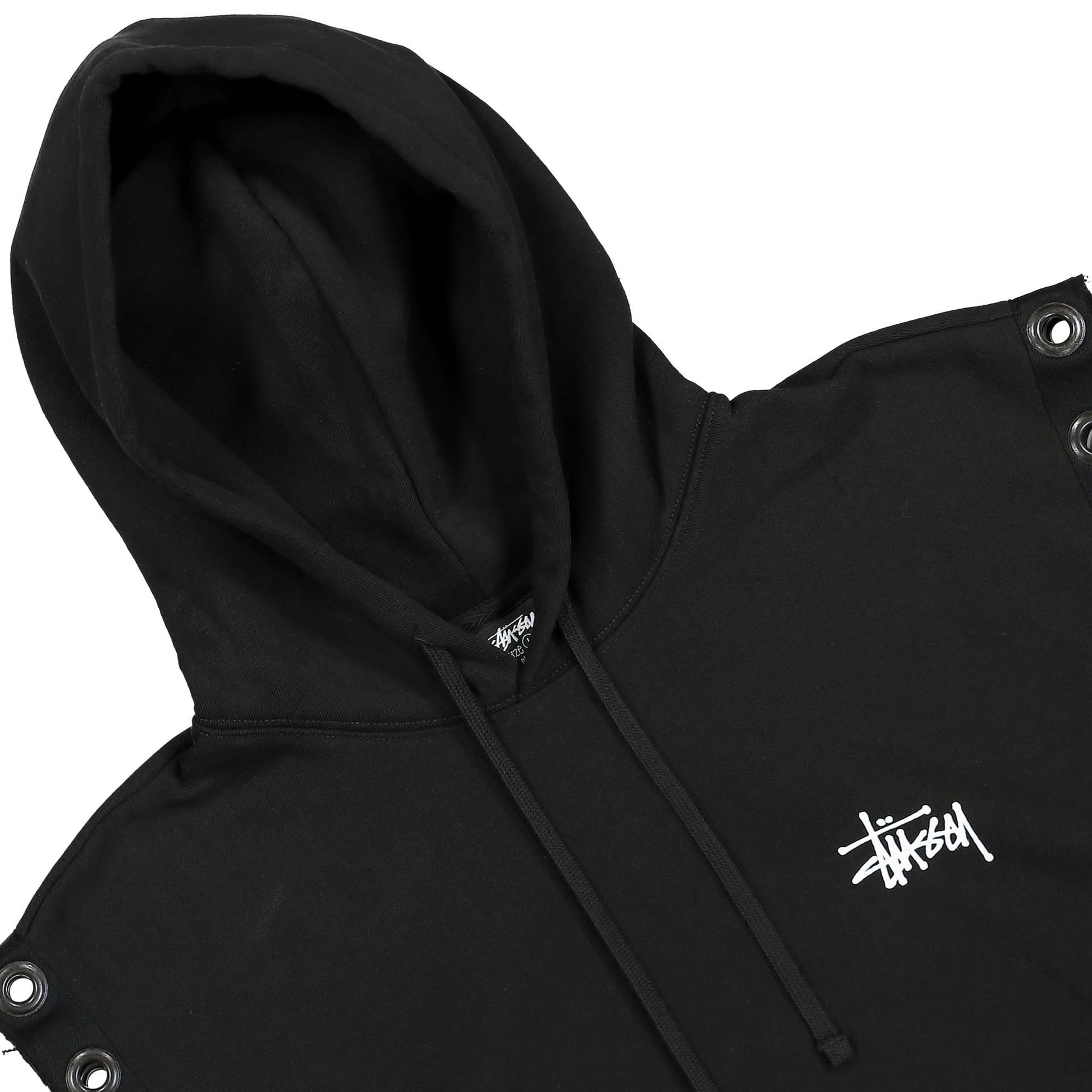 Junya Watanabe MAN Hooded Sweatshirt Black Detail view 3 | Gate