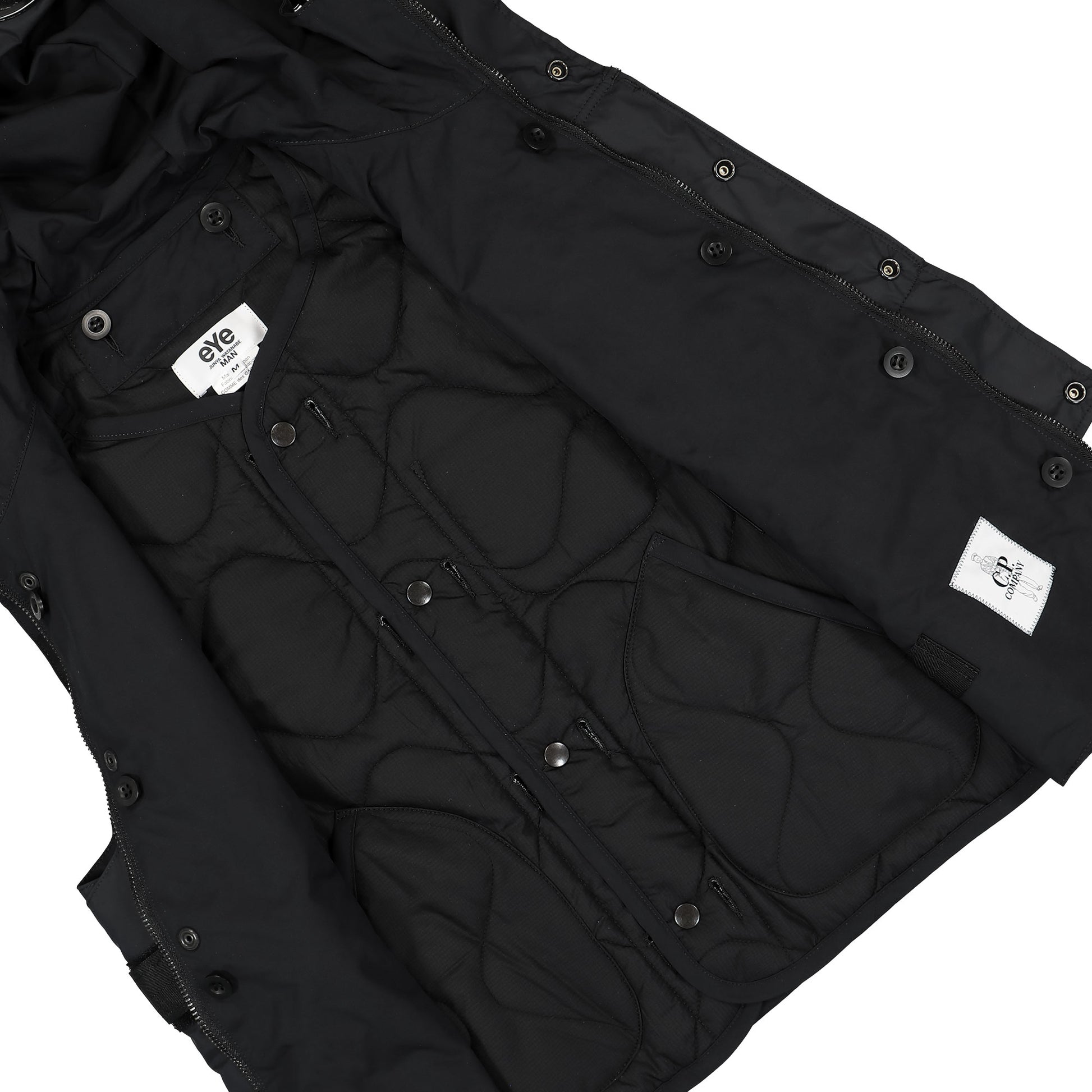 Junya Watanabe MAN Vest Black Detail view 6 | Gate