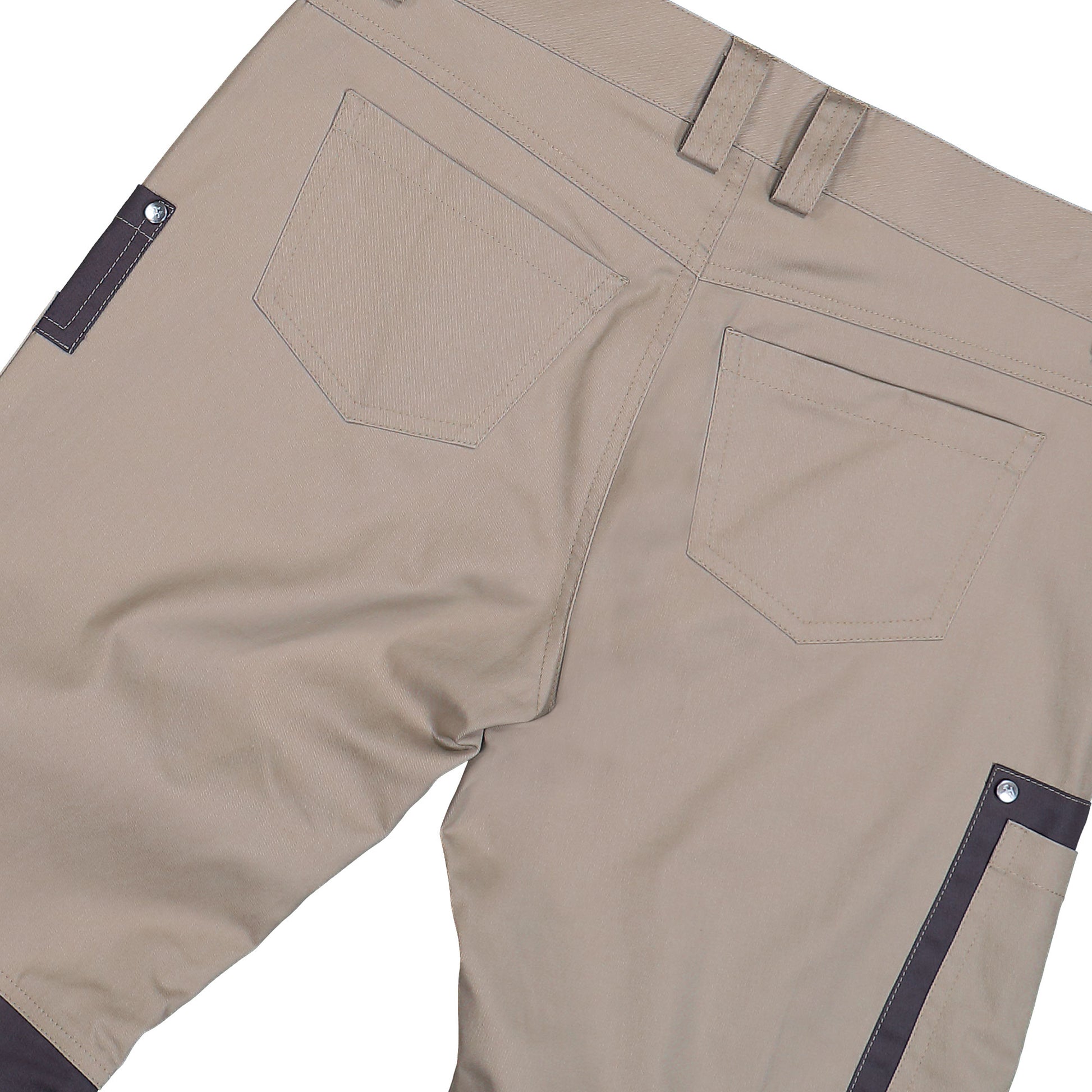 Gmbh Cargo Trousers With Knee Patches Grey / Beige  Pants Wolfgang Detail View 5 | GATE