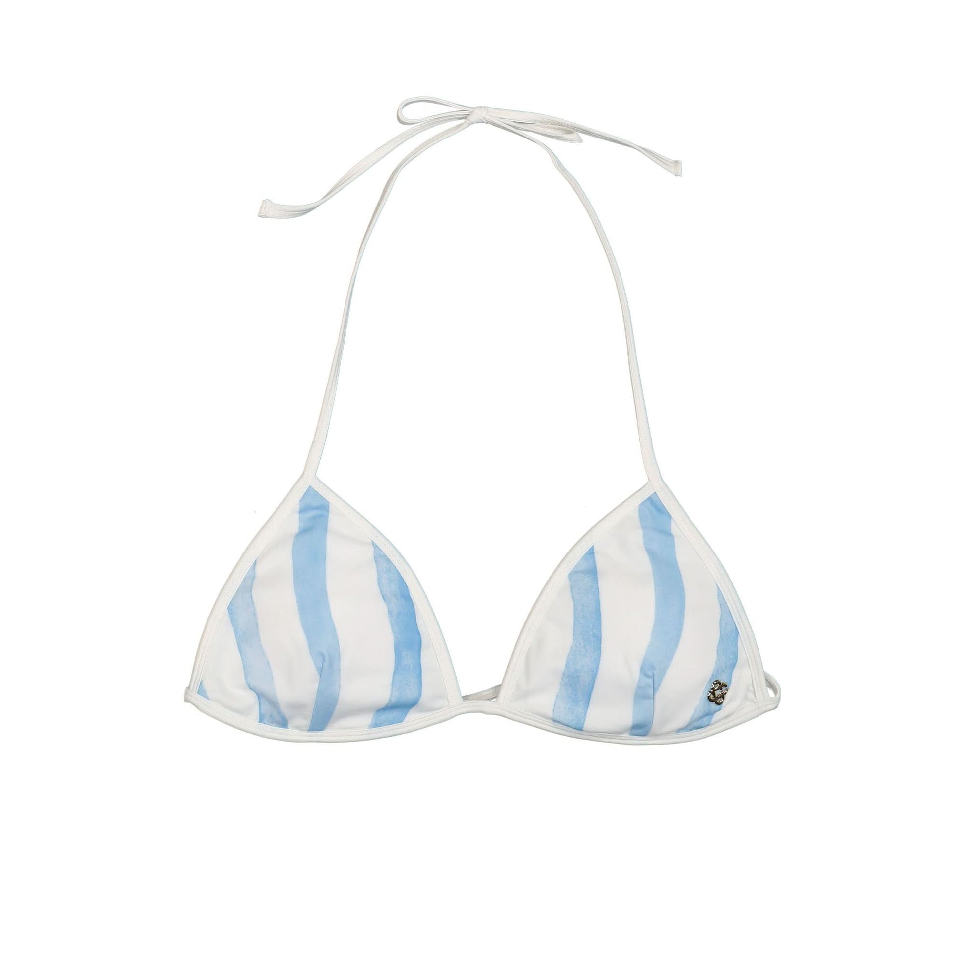 Casablanca Wave Bikini Top White Detail view 1 | Gate