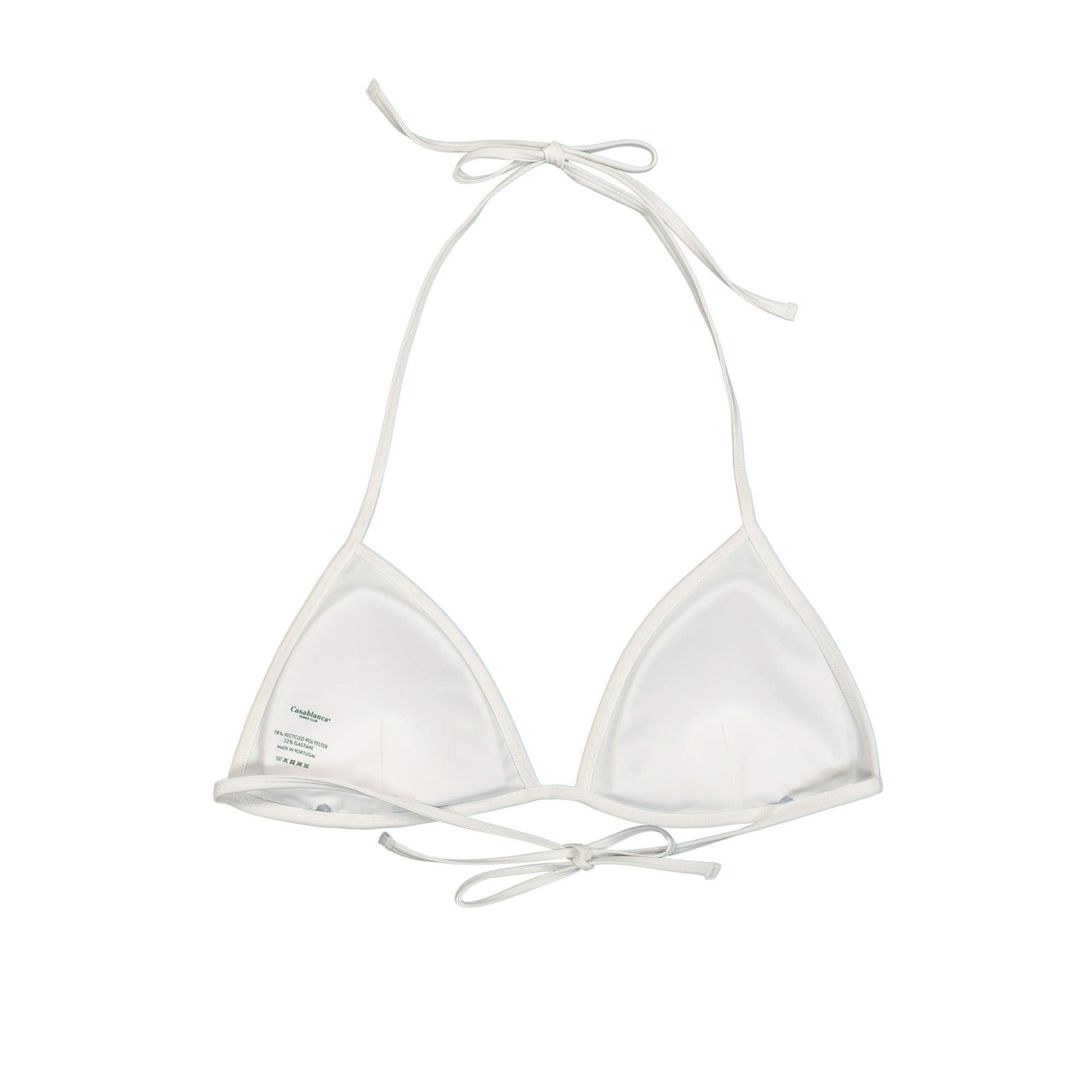 Casablanca Wave Bikini Top White Detail view 2 | Gate