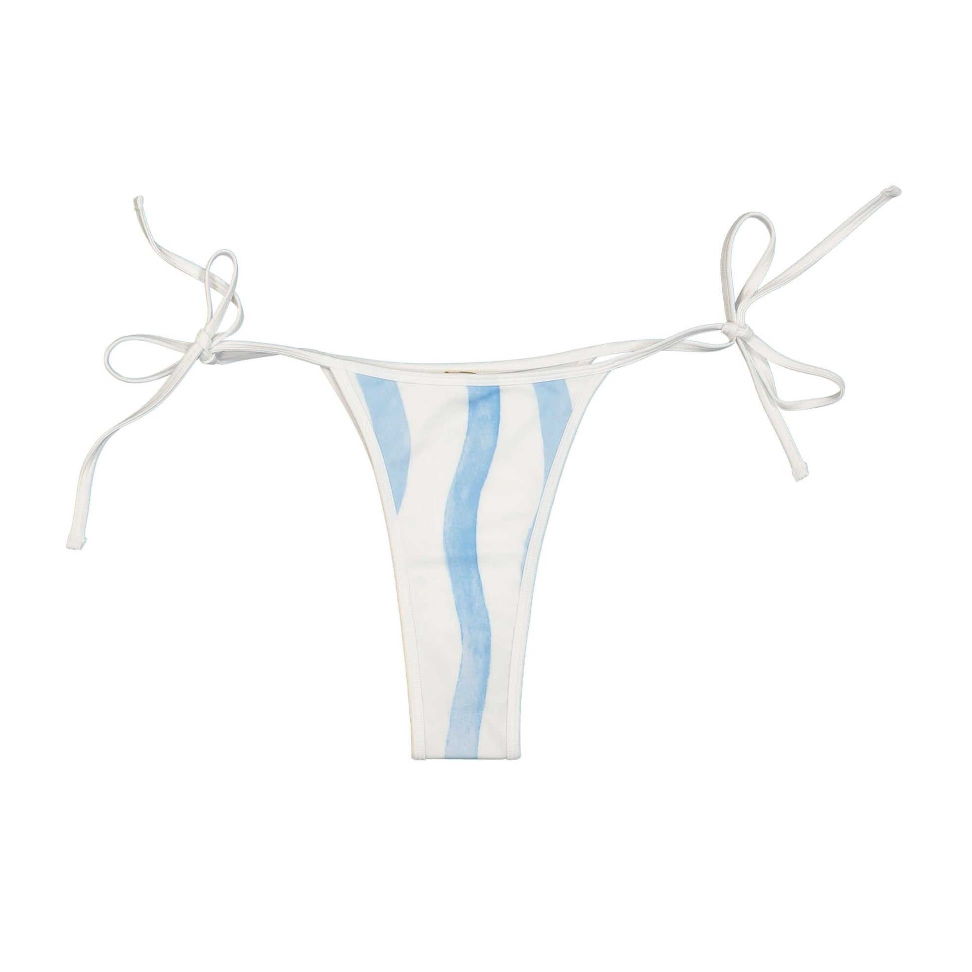 Casablanca Wave Bikini Bottom White Detail view 2 | Gate