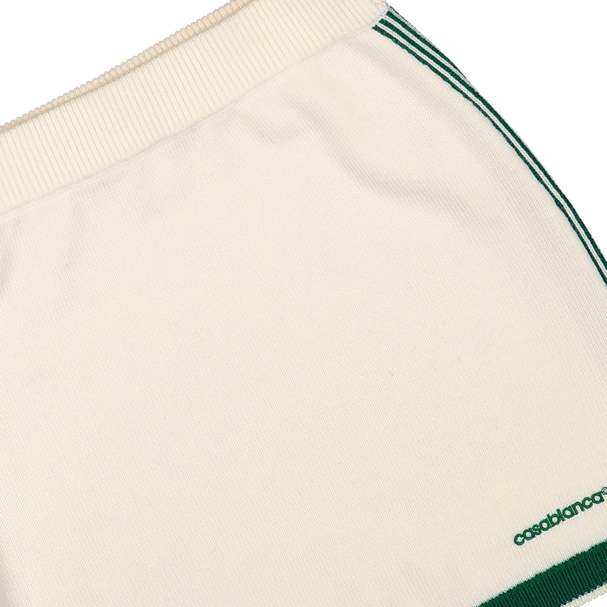 Casablanca Knit Tennis Skirt White Detail view 4 | Gate