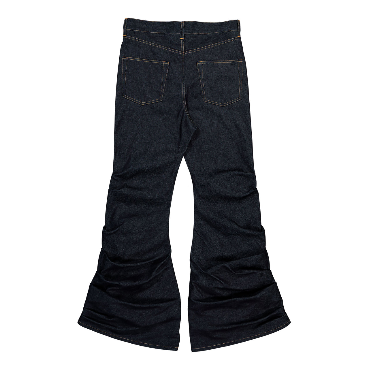 Junya Watanabe MAN Flared Bootcut Jeans Indigo Denim Pant WQ-P009-051 Detail View 1 | GATE