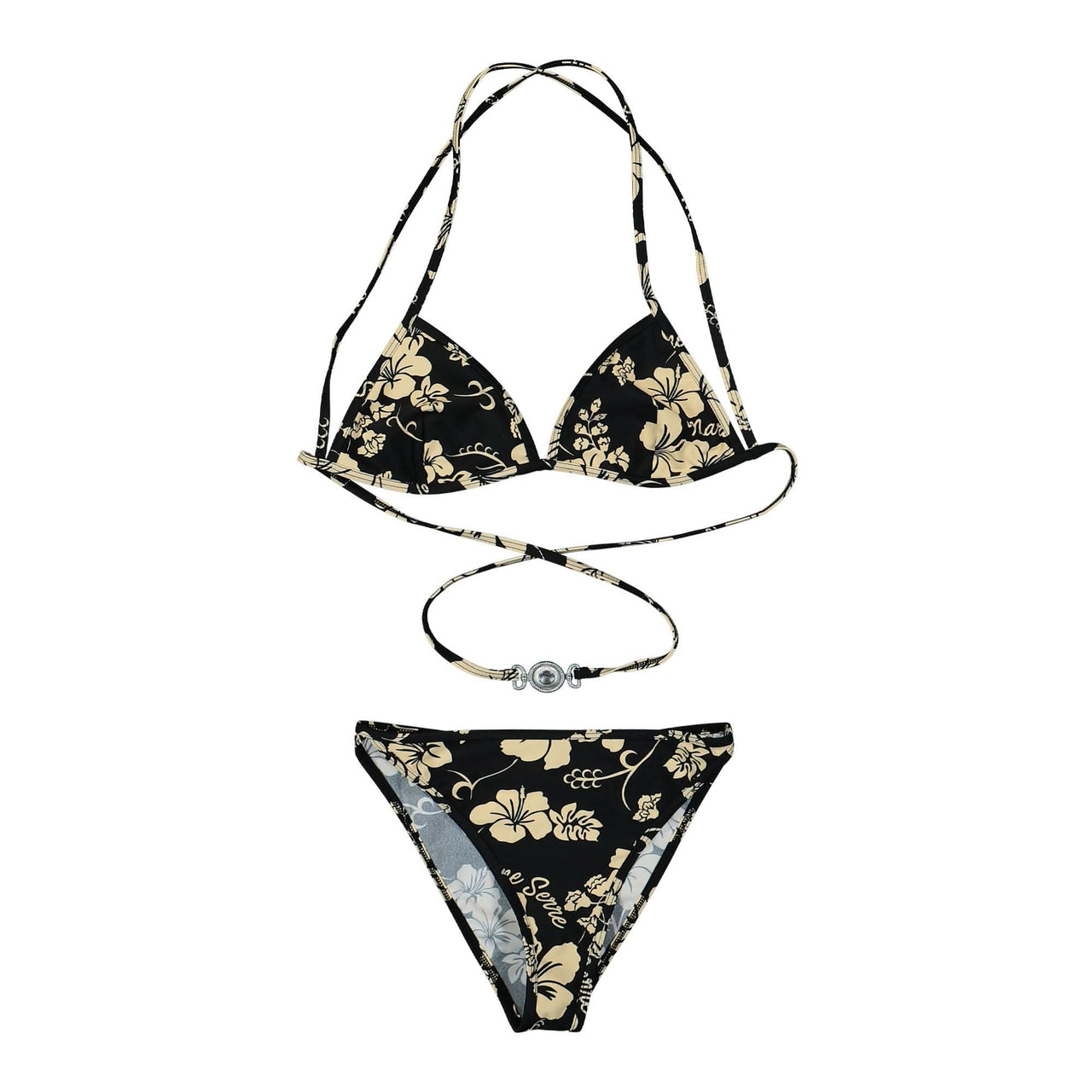 Marine Serre Active Jersey Bikini Black Detail view 1 | Gate