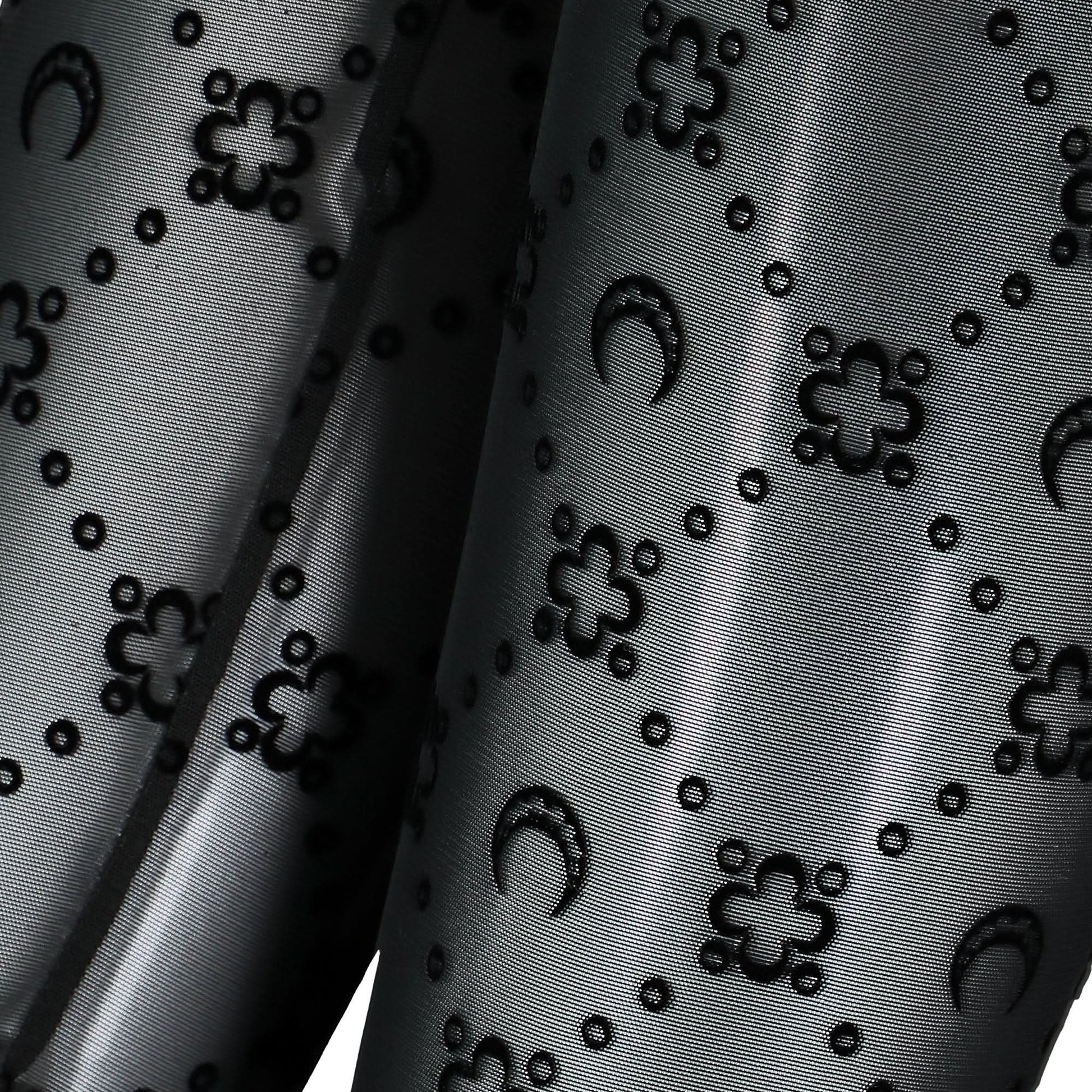Marine Serre Regenerated Moonogram Mesh Flock Tights Black Detail view 4 | Gate