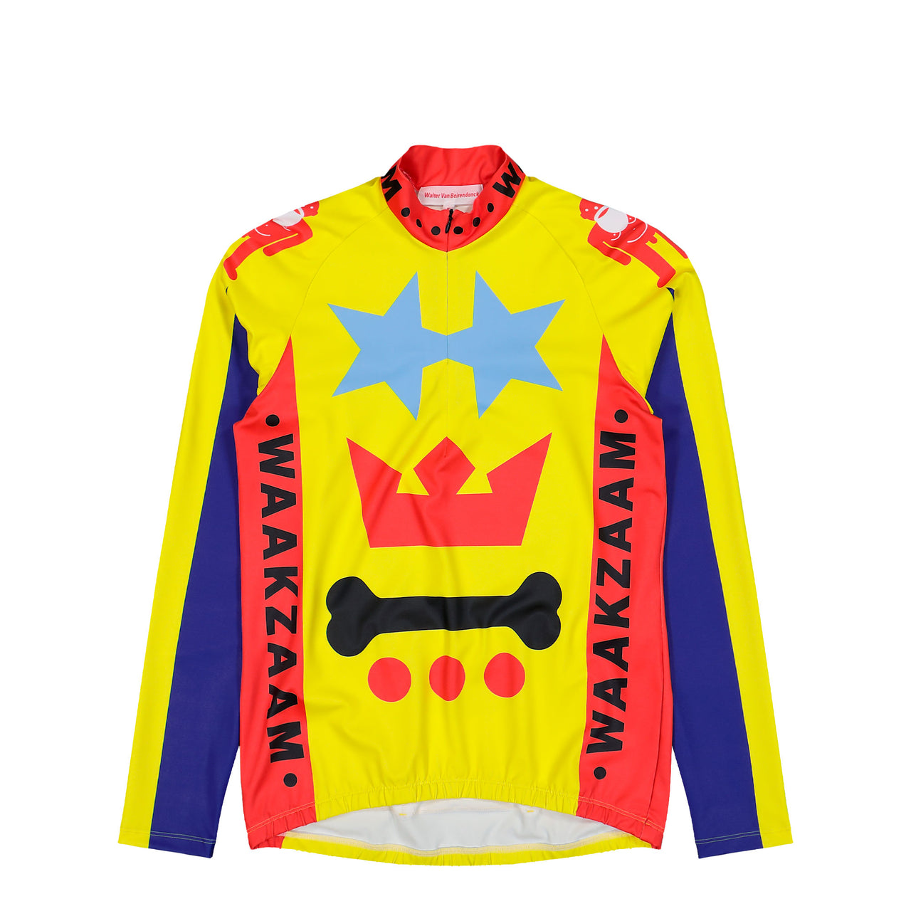 Walter Van Beirendonck Waakzaam Bike Top Comb. III Blazing Yellow Longsleeves 7001 / Comb. III Blazing Yellow Detail View 1 | GATE