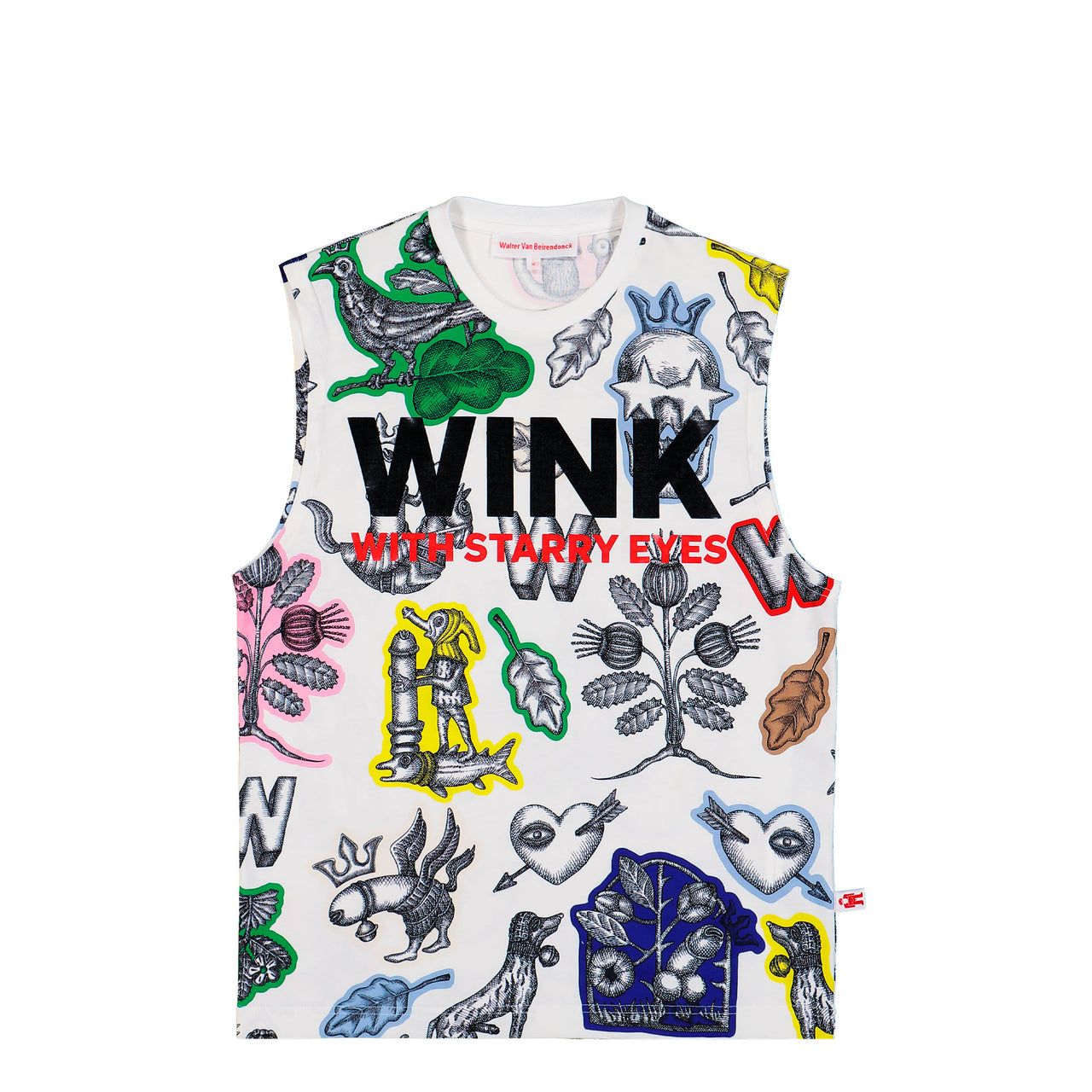 Walter Van Beirendonck Crown Sleeveless Top CC42 T-Shirts 8019 / CC42 Detail View 1 | GATE