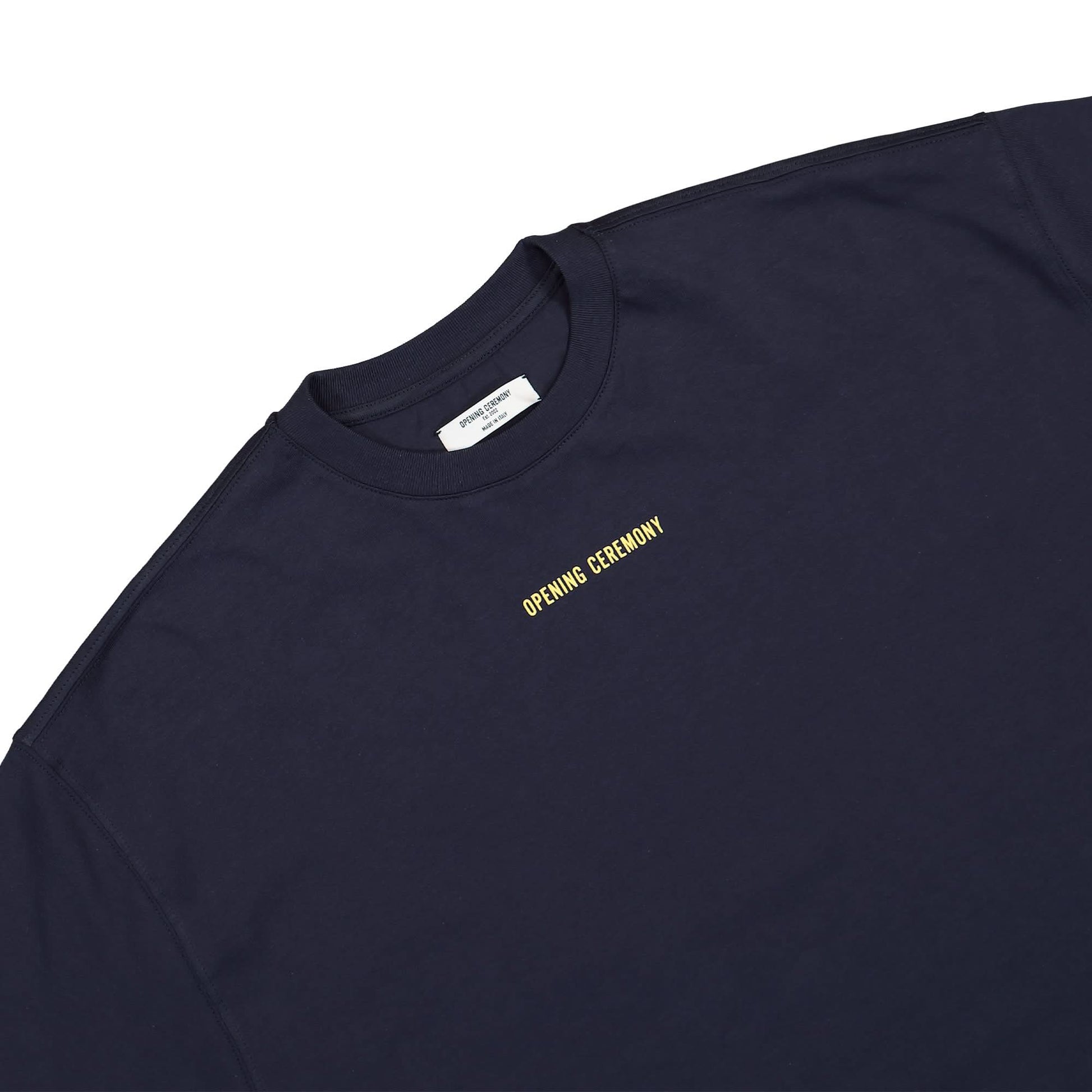Opening Ceremony OC Good Vibes Reg T-Shirt Blue Detail view 3 | Gate