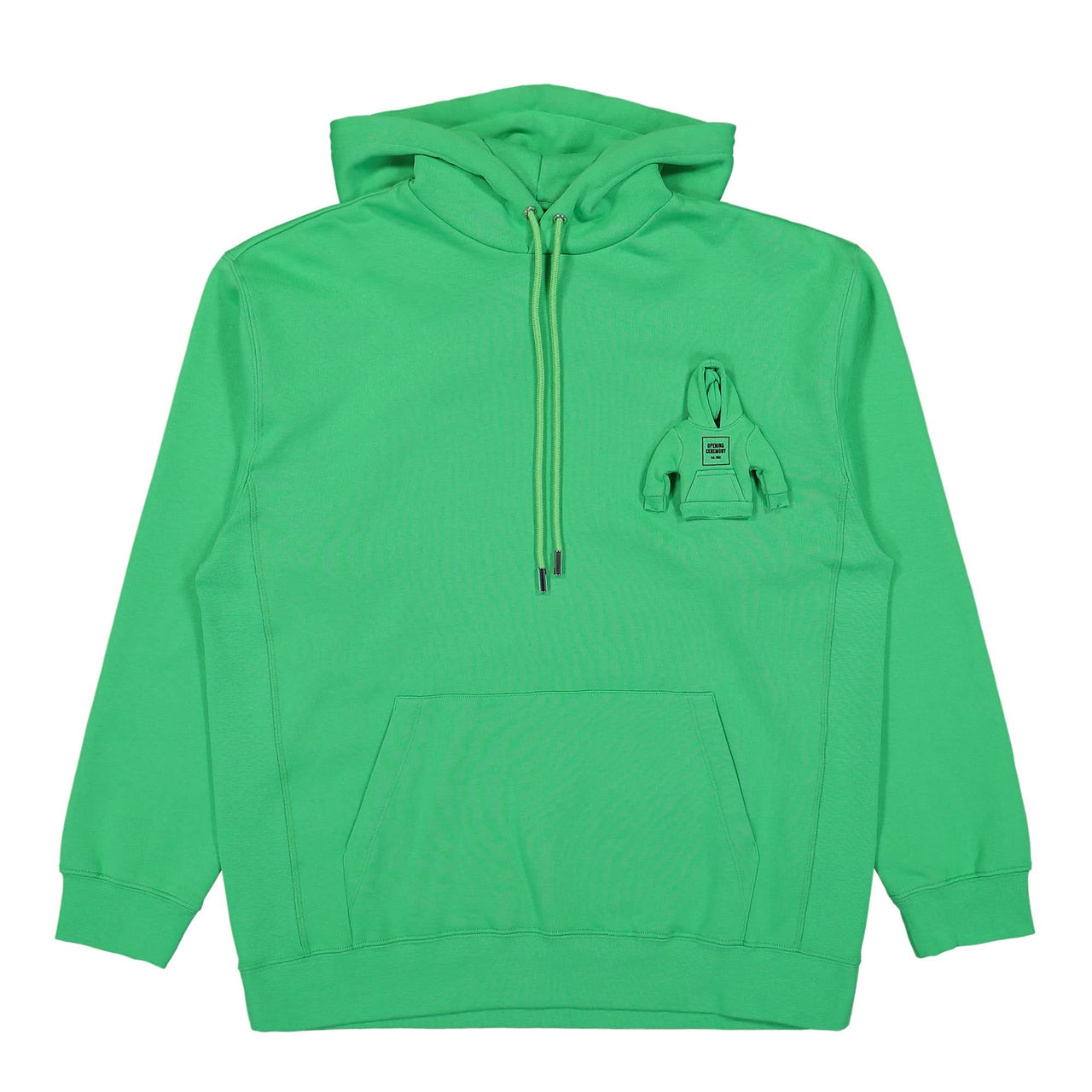 Opening Ceremony Miniature Boxlogo Pckt Hoodie Green Detail view 1 | Gate