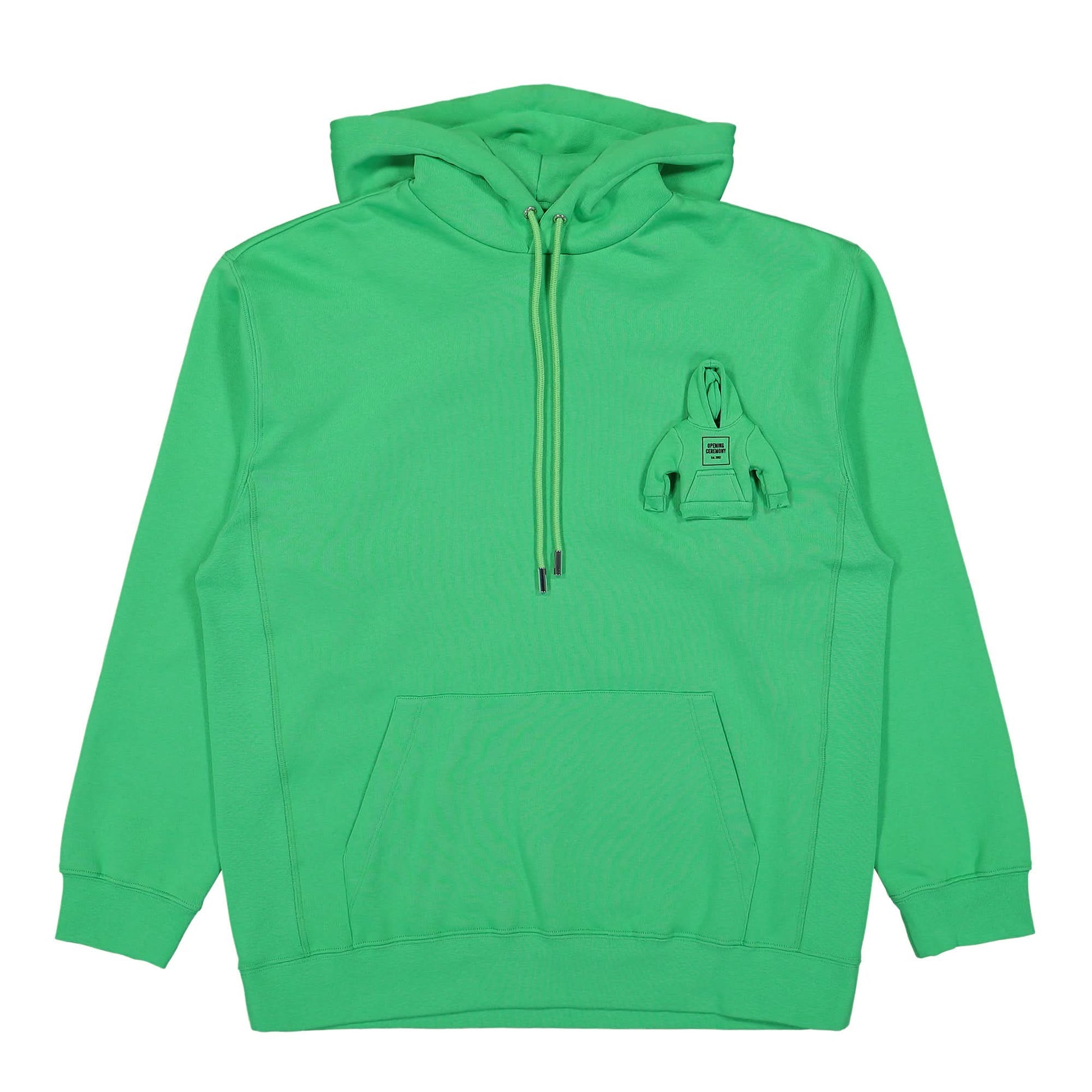 Opening Ceremony Miniature Boxlogo Pckt Hoodie Green Detail view 1 | Gate