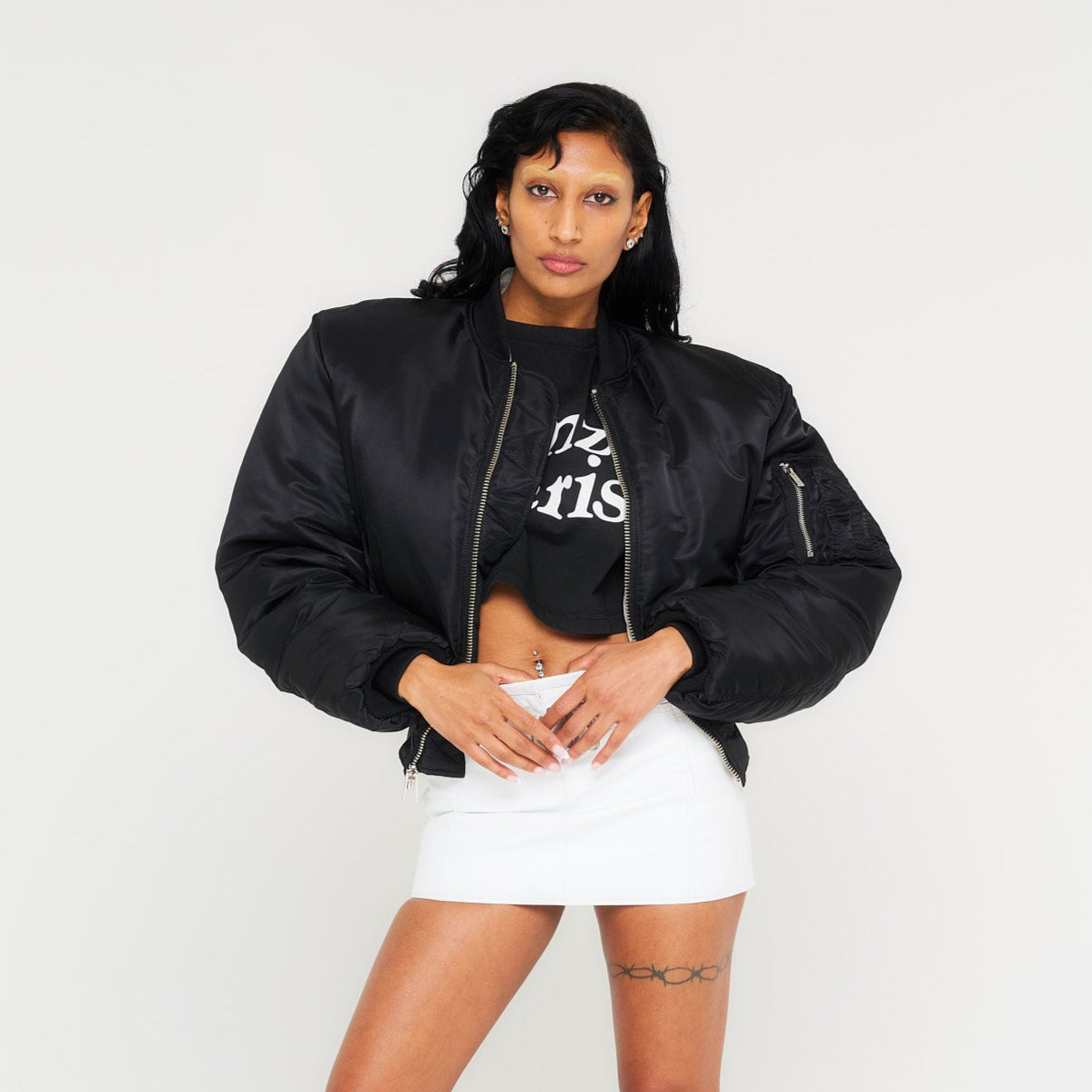 VTMNTS Bomber Jacket Black Detail view 2 | Gate