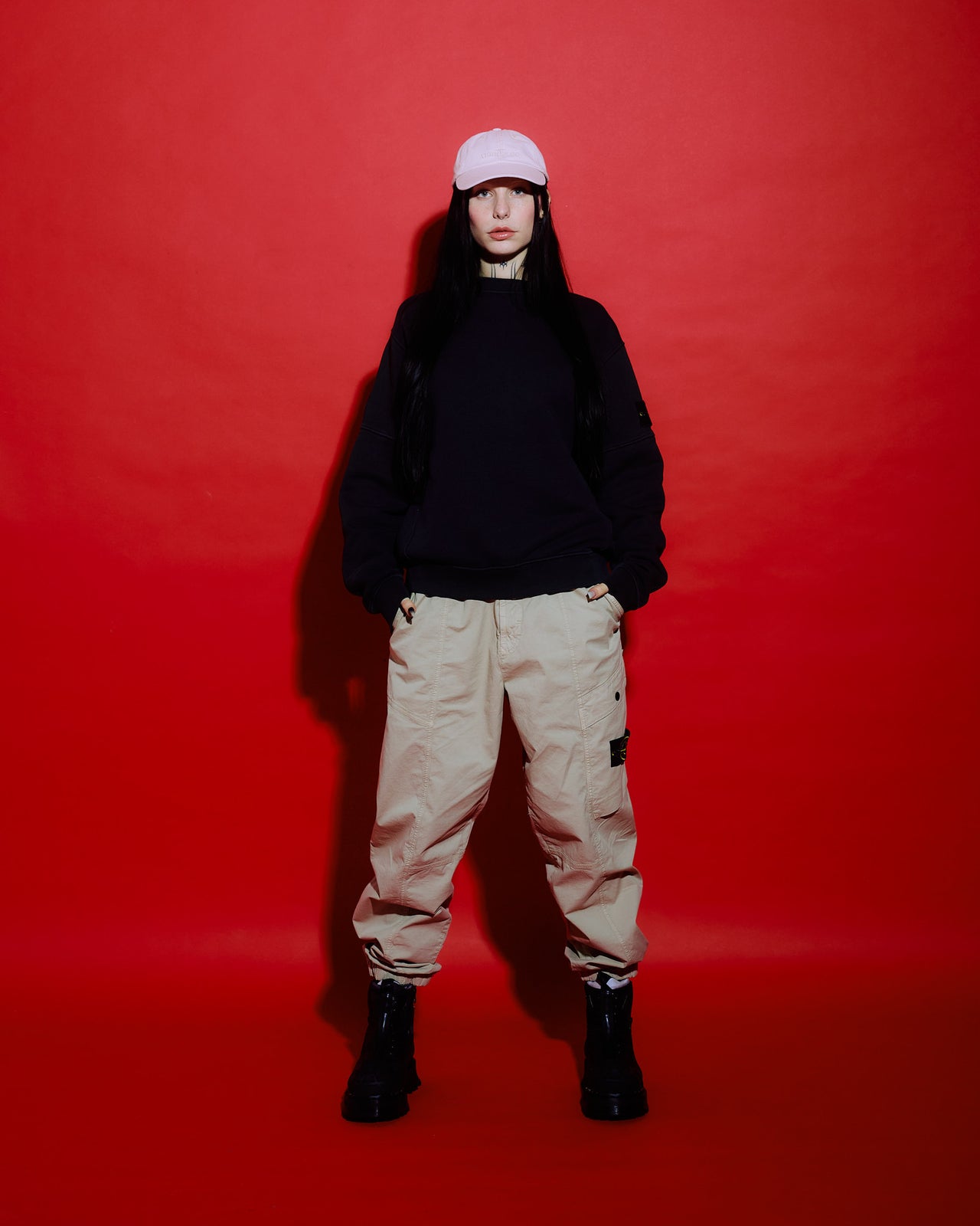 Stone Island Trousers Beige Detail view 1 | Gate