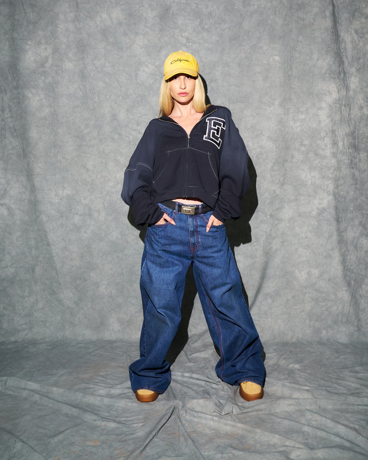 A women posing in her ERL clothing outfit